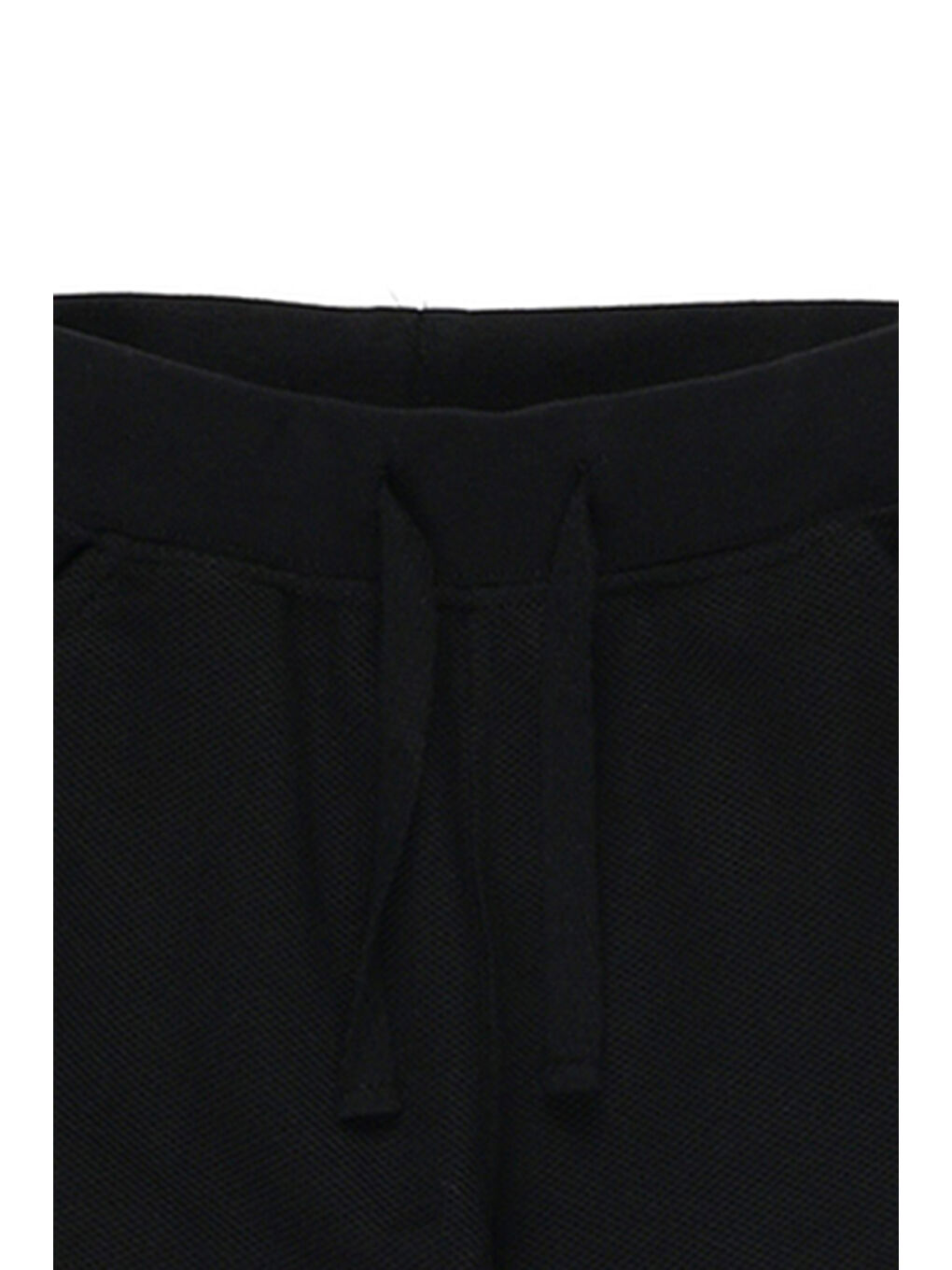 Erkek Bebek Pike Kumaşlı Siyah Pantolon-2