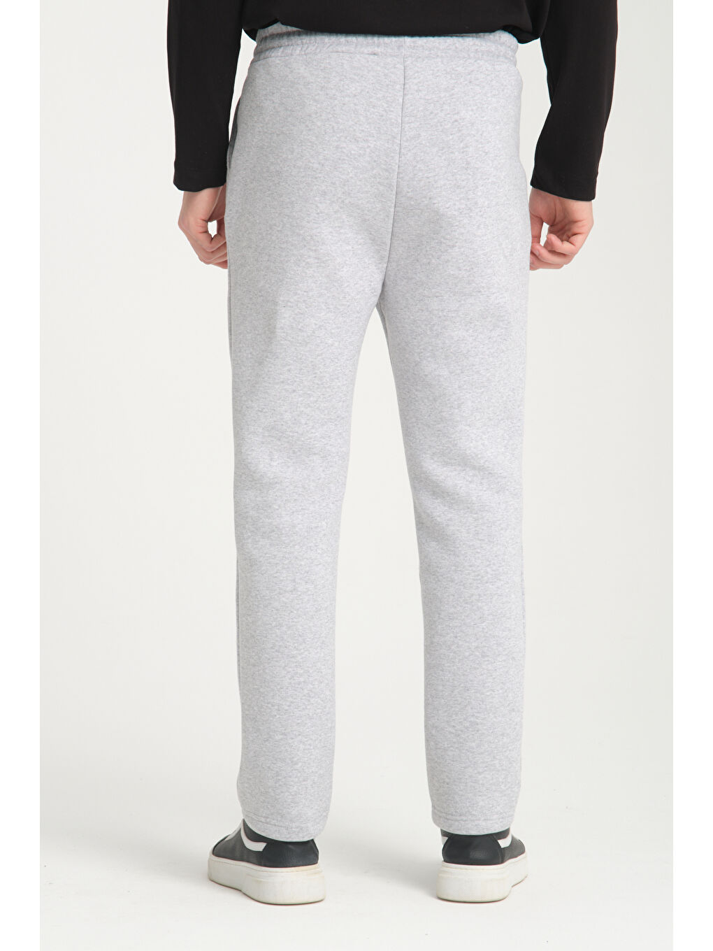 Gri Beli Lastikli Erkek Eşofman Altı 0022-3