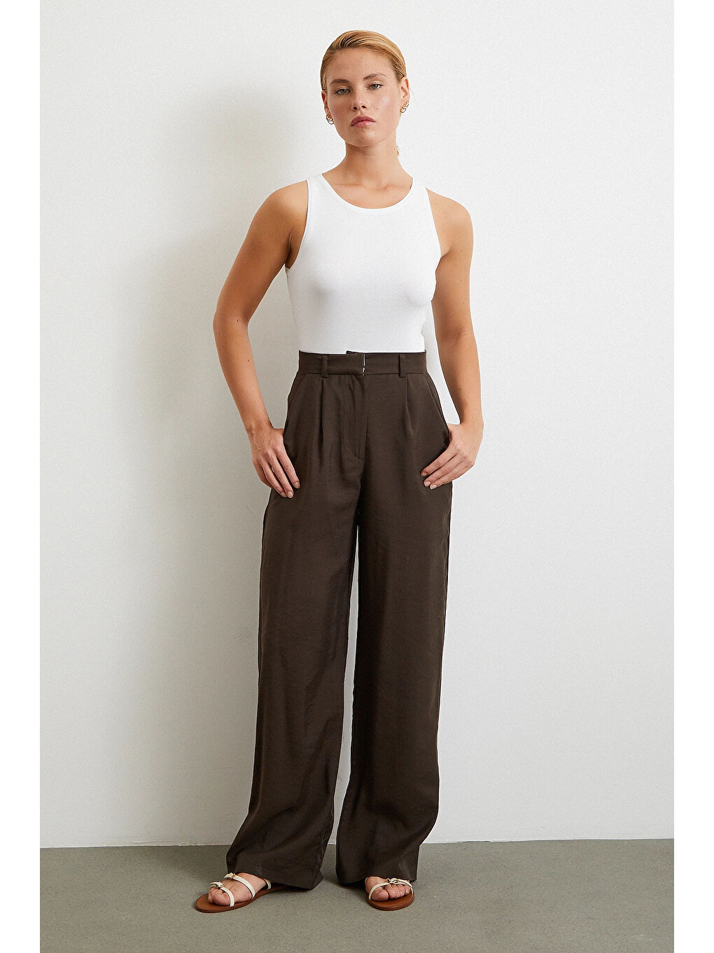 Basic Crop Top Beyaz-1