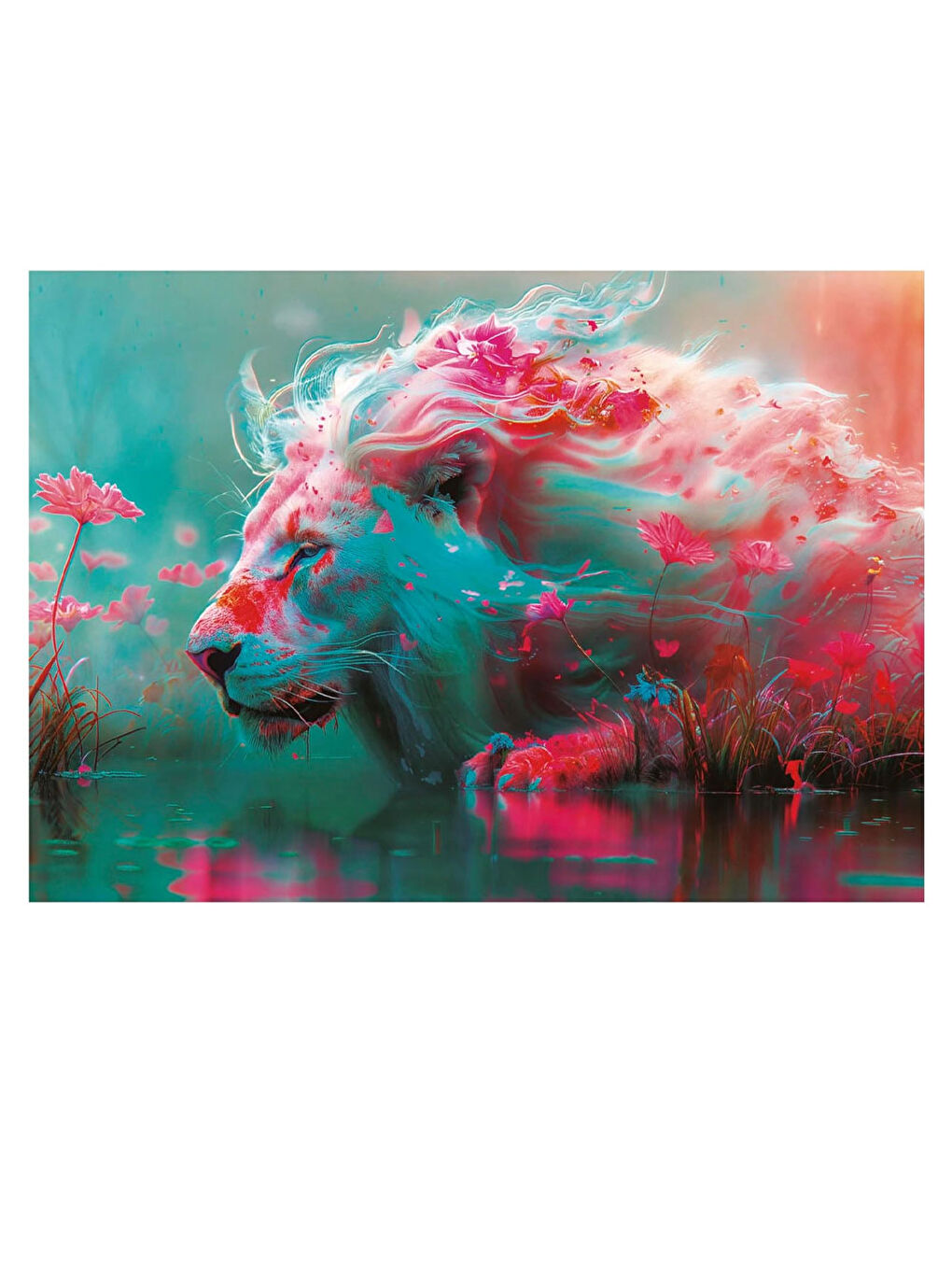 Puzzle 1000 Parça Çiçeklerin Kralı 20235-1