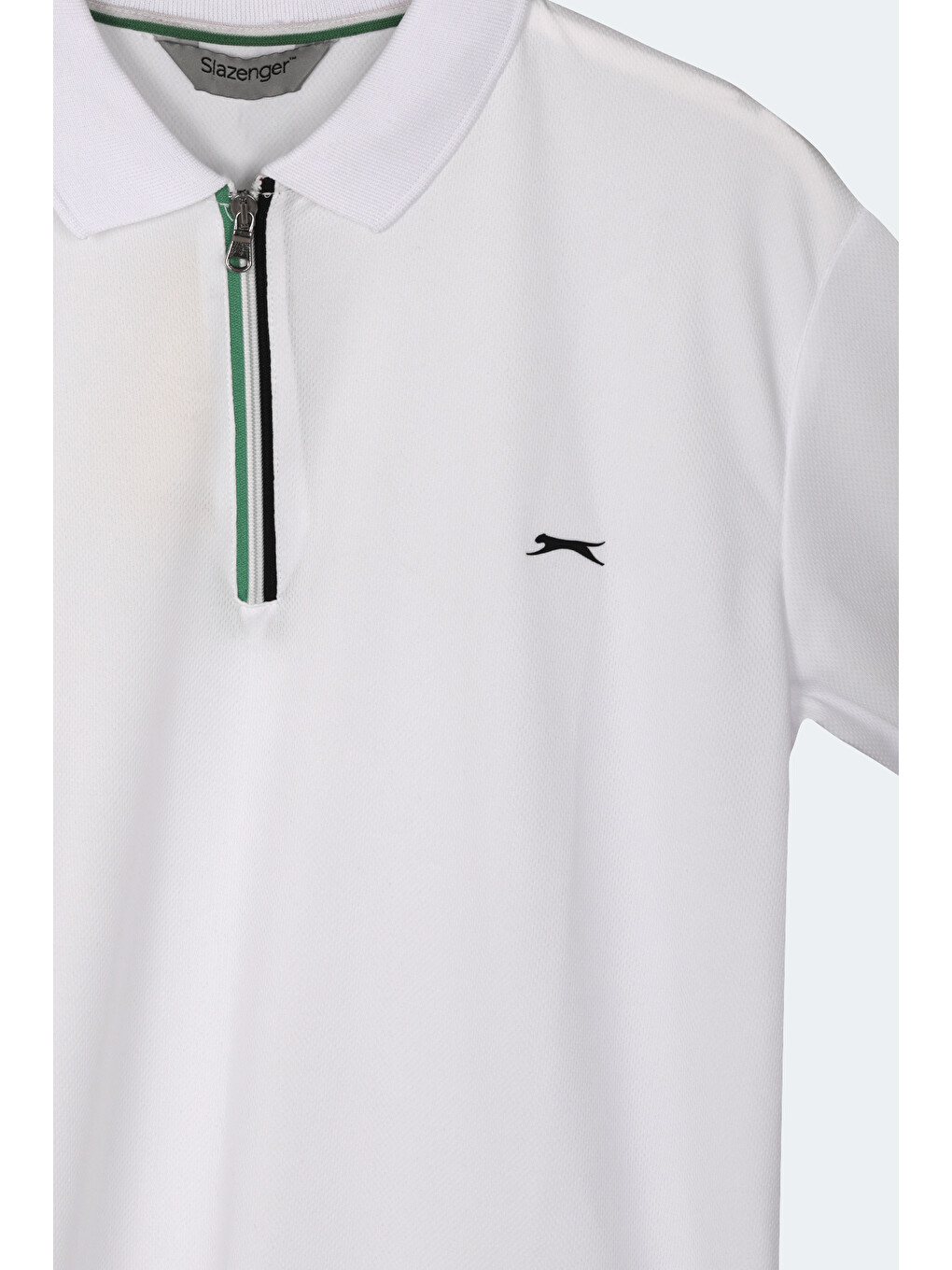 KENSHIN Erkek Polo Yaka Beyaz Tişört-1
