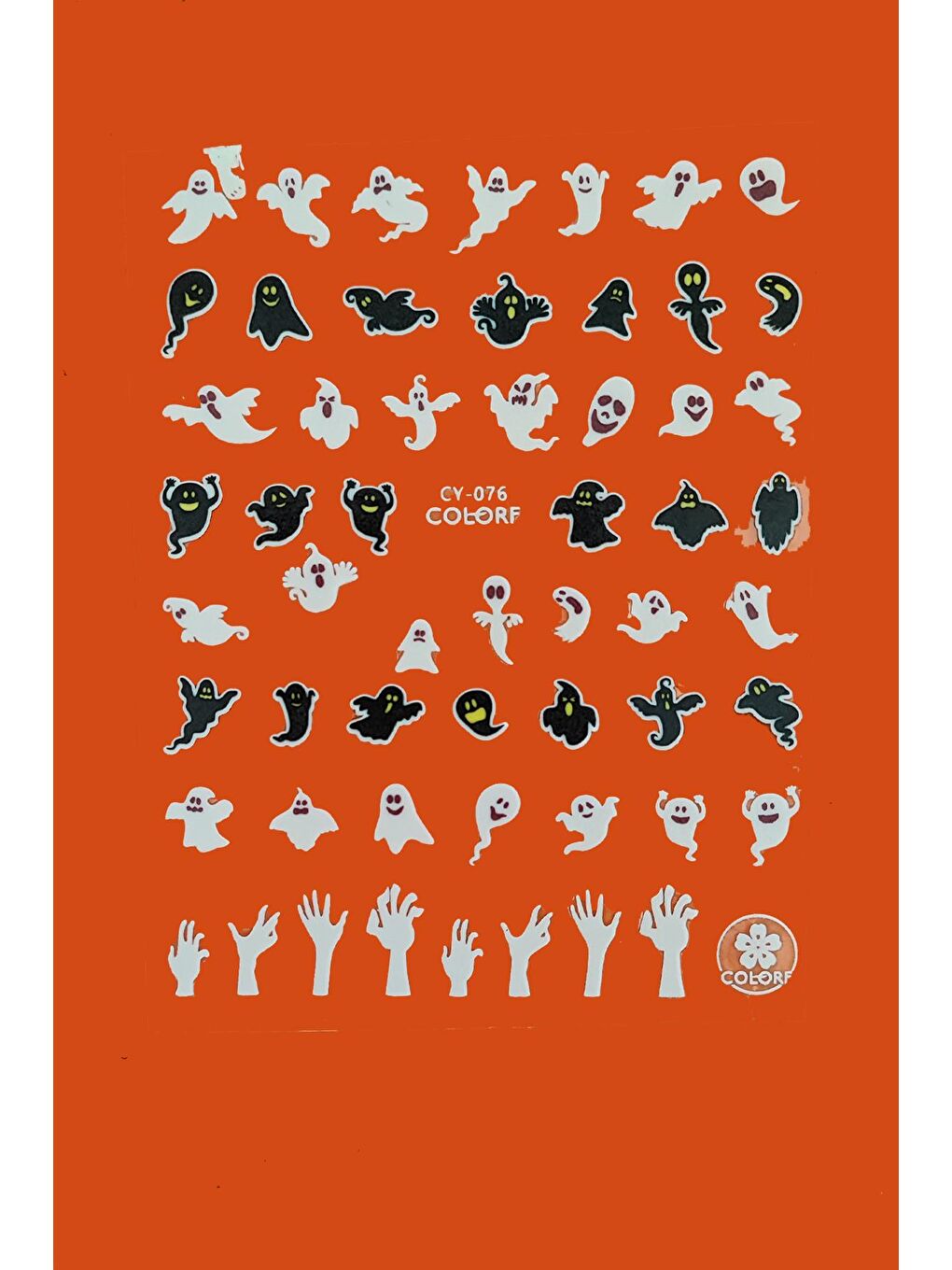 Dokulu Tırnak Sticker Nail Art Süsü-1