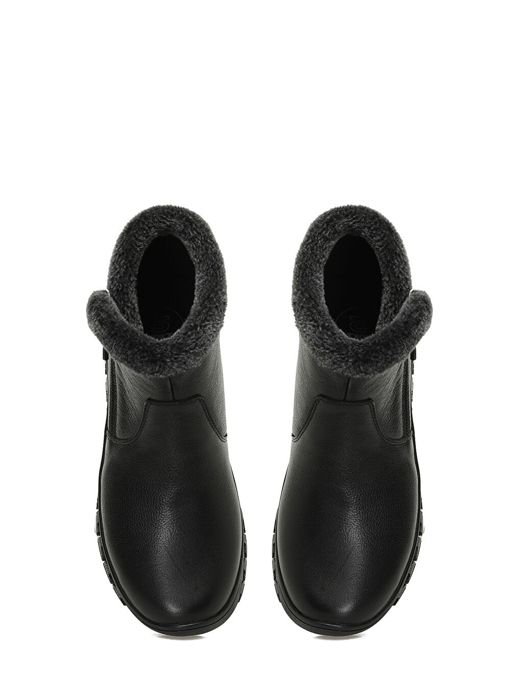 105322.Z5PR Siyah Kadın Düz Bot-3