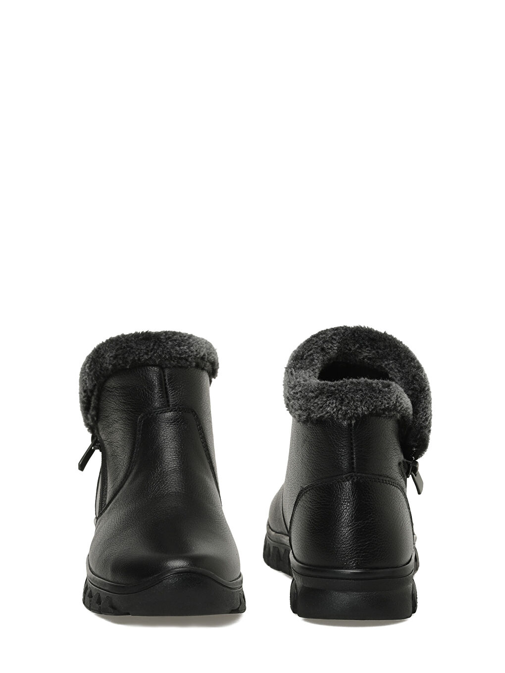 105322.Z5PR Siyah Kadın Düz Bot-4