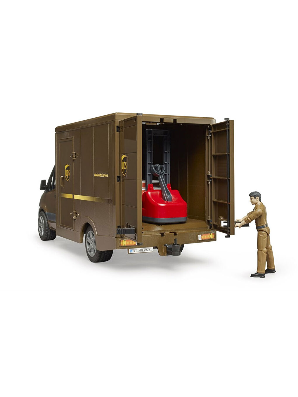 Bruder Mercedes Benz Sprinter Ups Kargo Aracı Transpalet BR02678 - 3