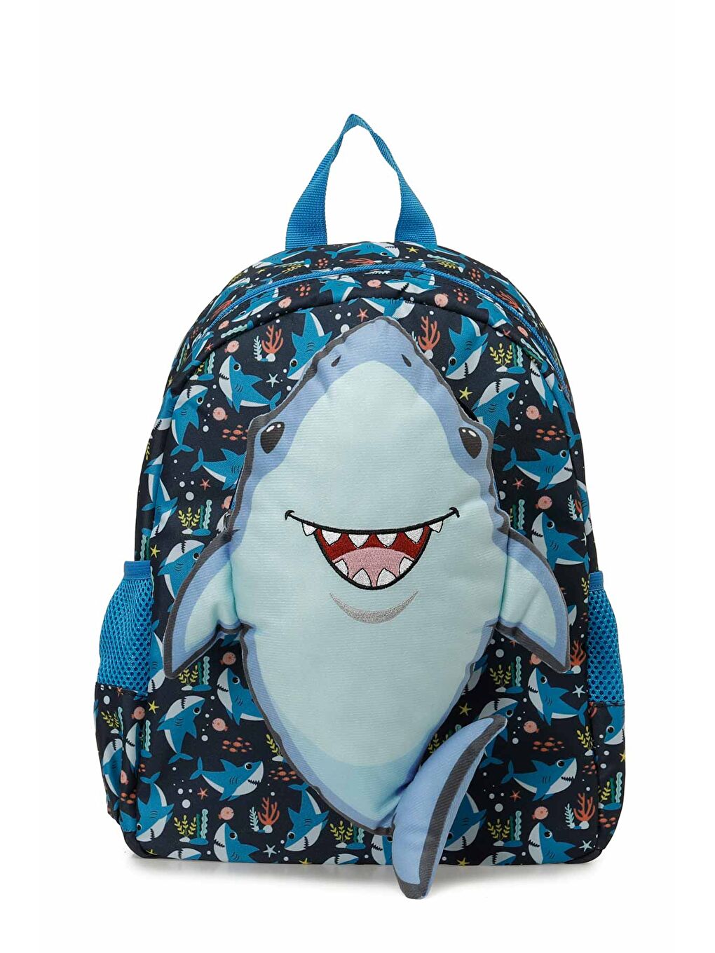 BTS SHARK BPCK 5PR Mavi Erkek Çocuk Sırt Çantası