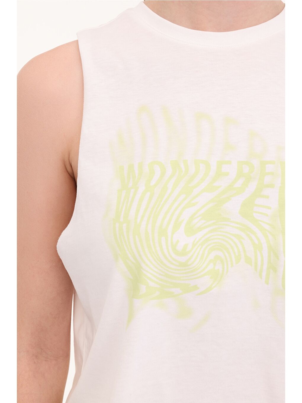 WL BRONA 10F220 5FX Beyaz Kadın Atlet-3