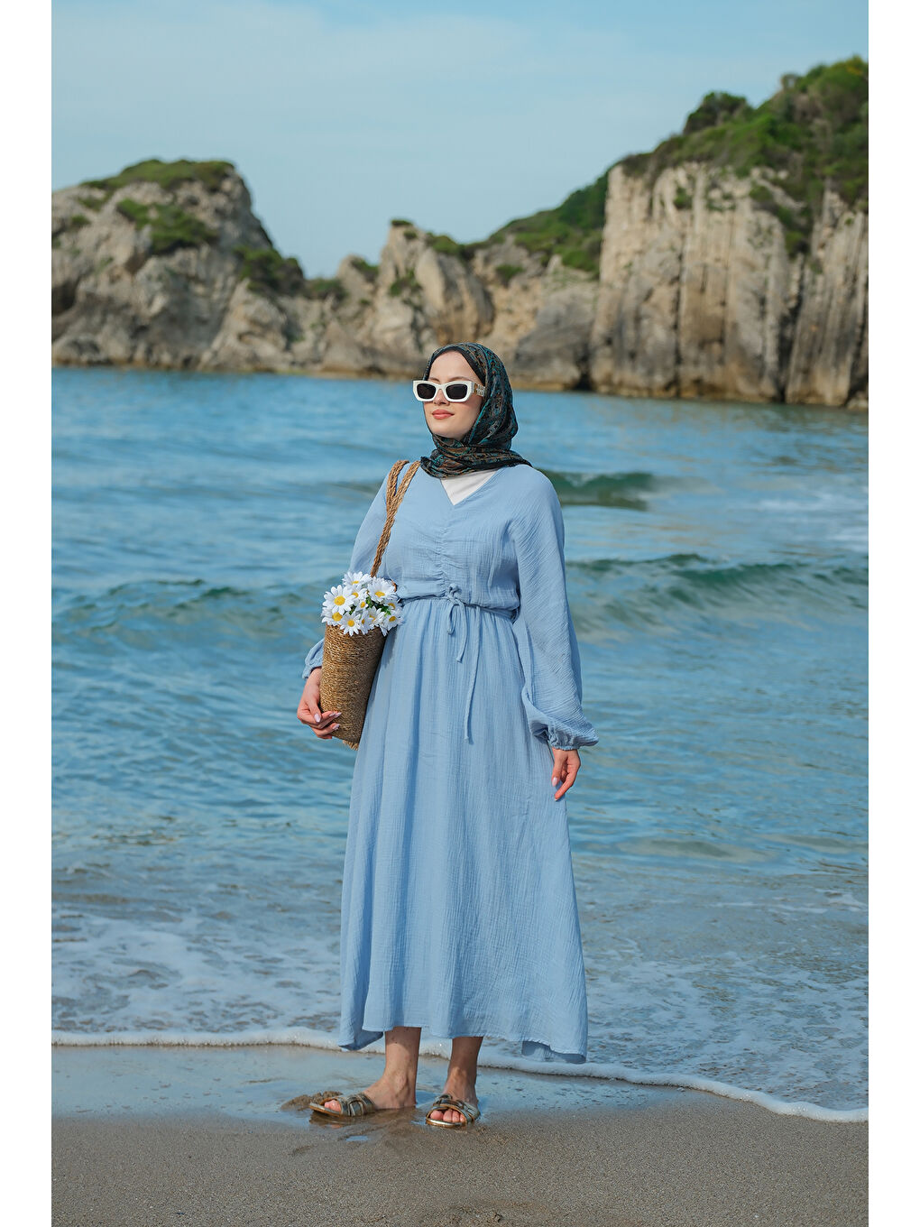 Kadın Olivia Elbise Mavi