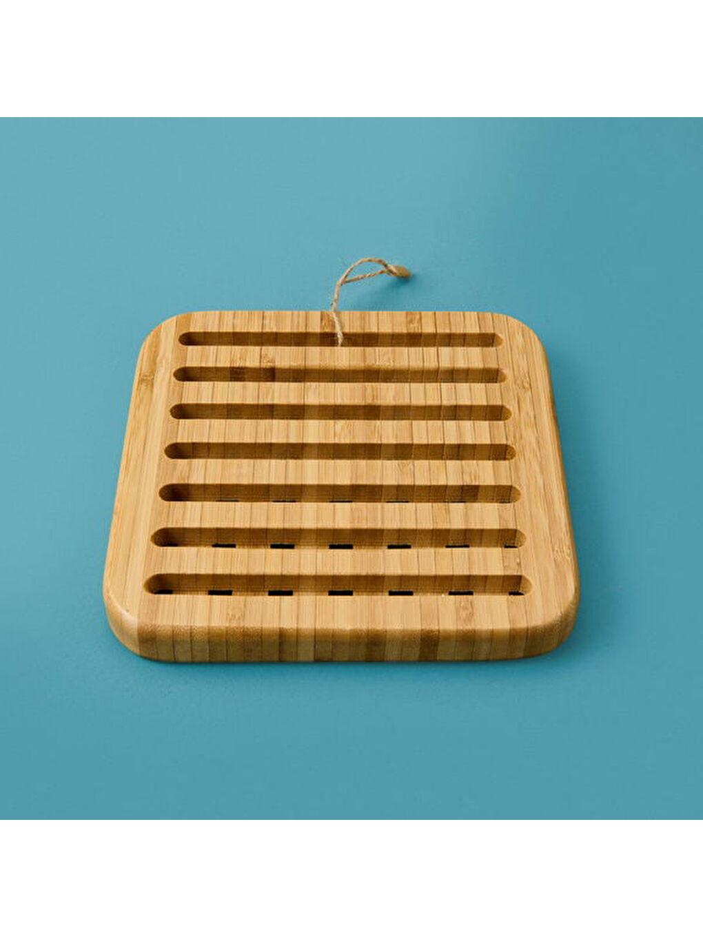 Bambu Kare Nihale - Açık Kahverengi - 17 cm-2