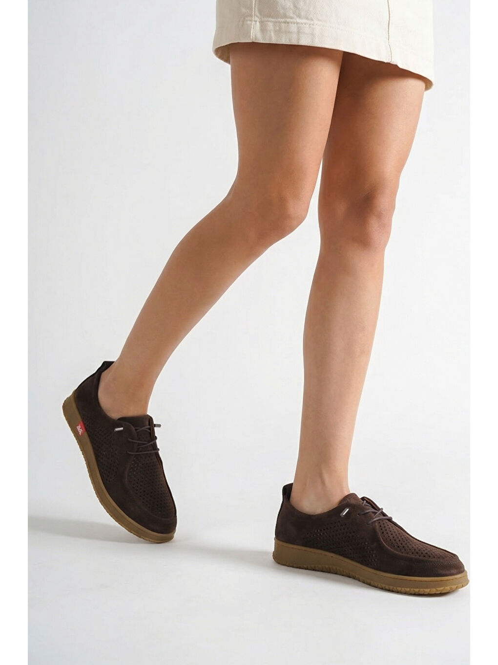 Kahverengi Dorette Hakiki Deri Konfor Kadın Klasik Ayakkabı-3