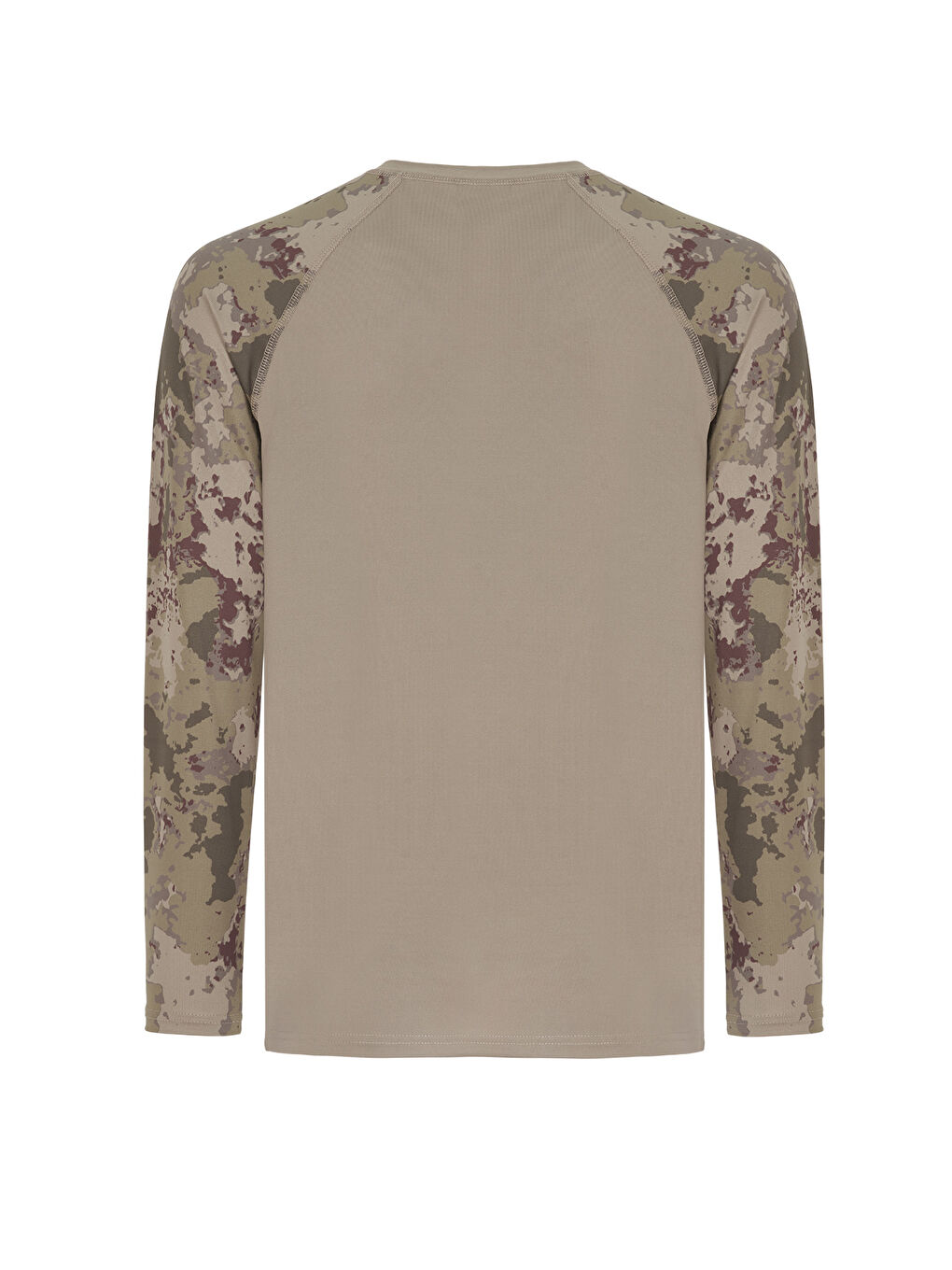 Kahverengi Microfiber Uzun Kollu Fanila P. KAMUFLAJ-1