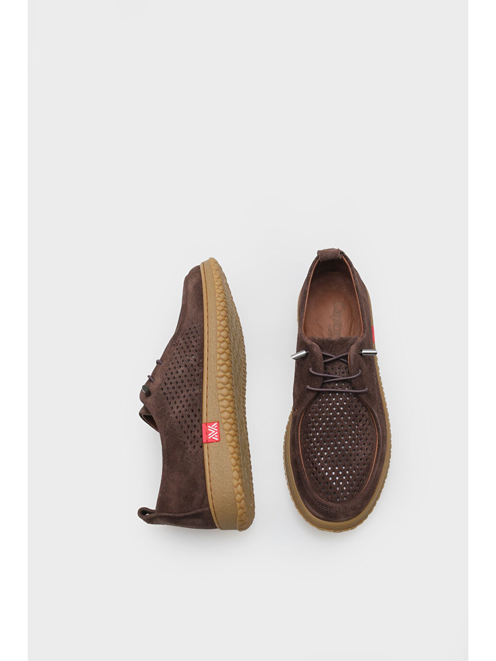 Kahverengi Dorette Hakiki Deri Konfor Kadın Klasik Ayakkabı-5