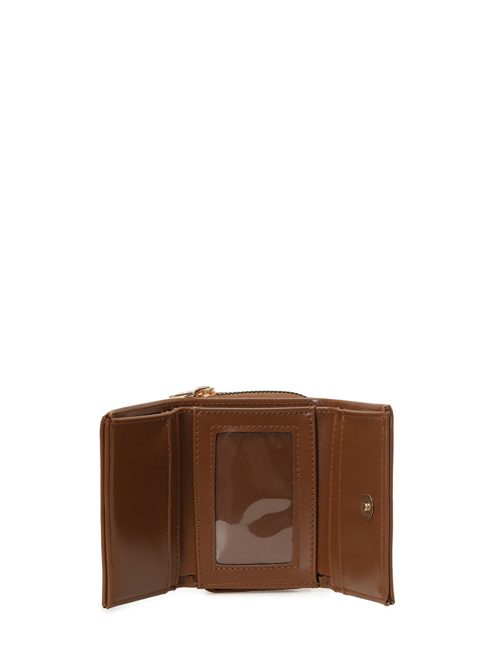 Kahverengi OILY MINI 5PR Taba Kadın Cüzdan-3