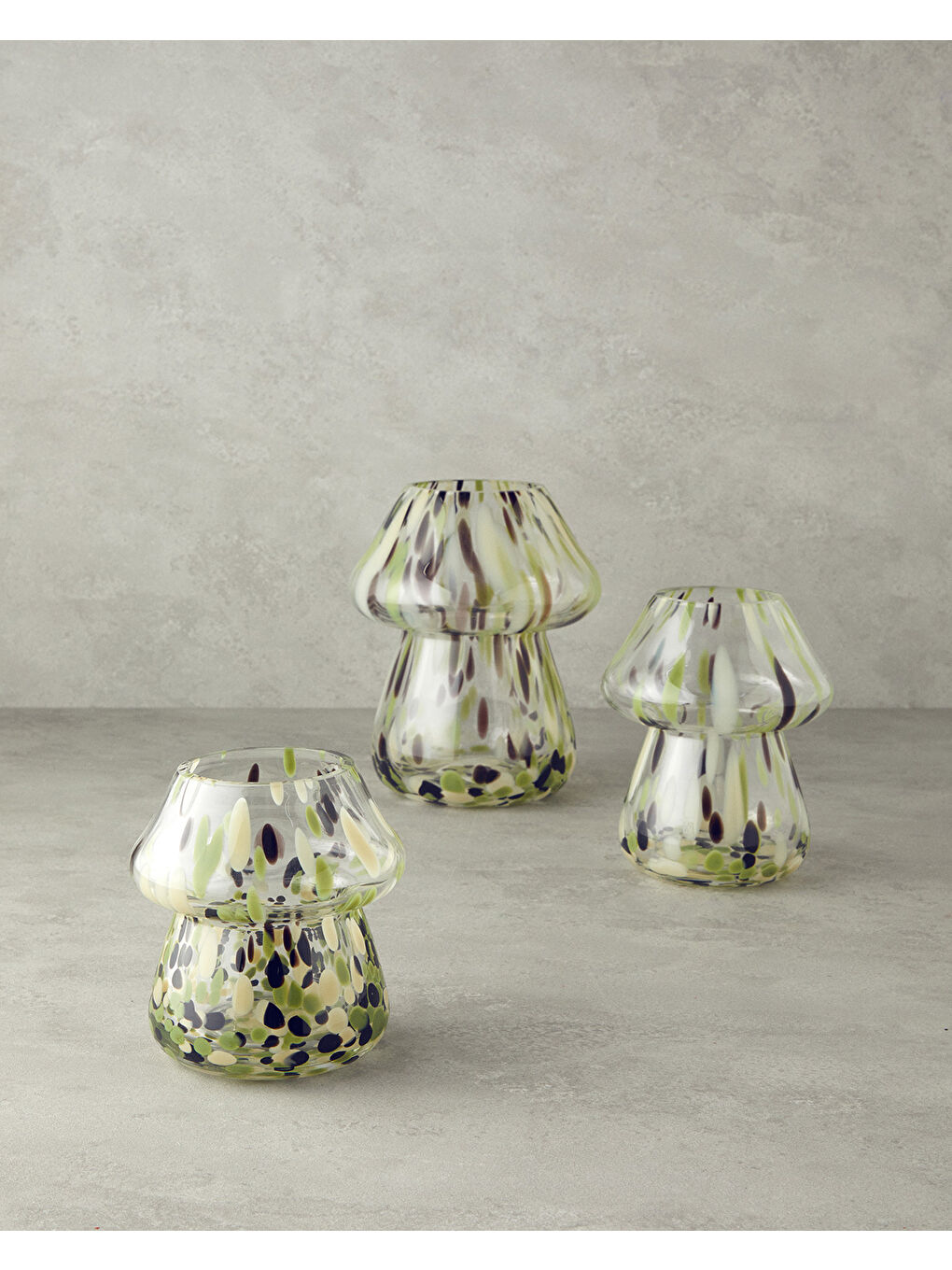 Bordo Mushroom Cam Vazo Multicolor-3