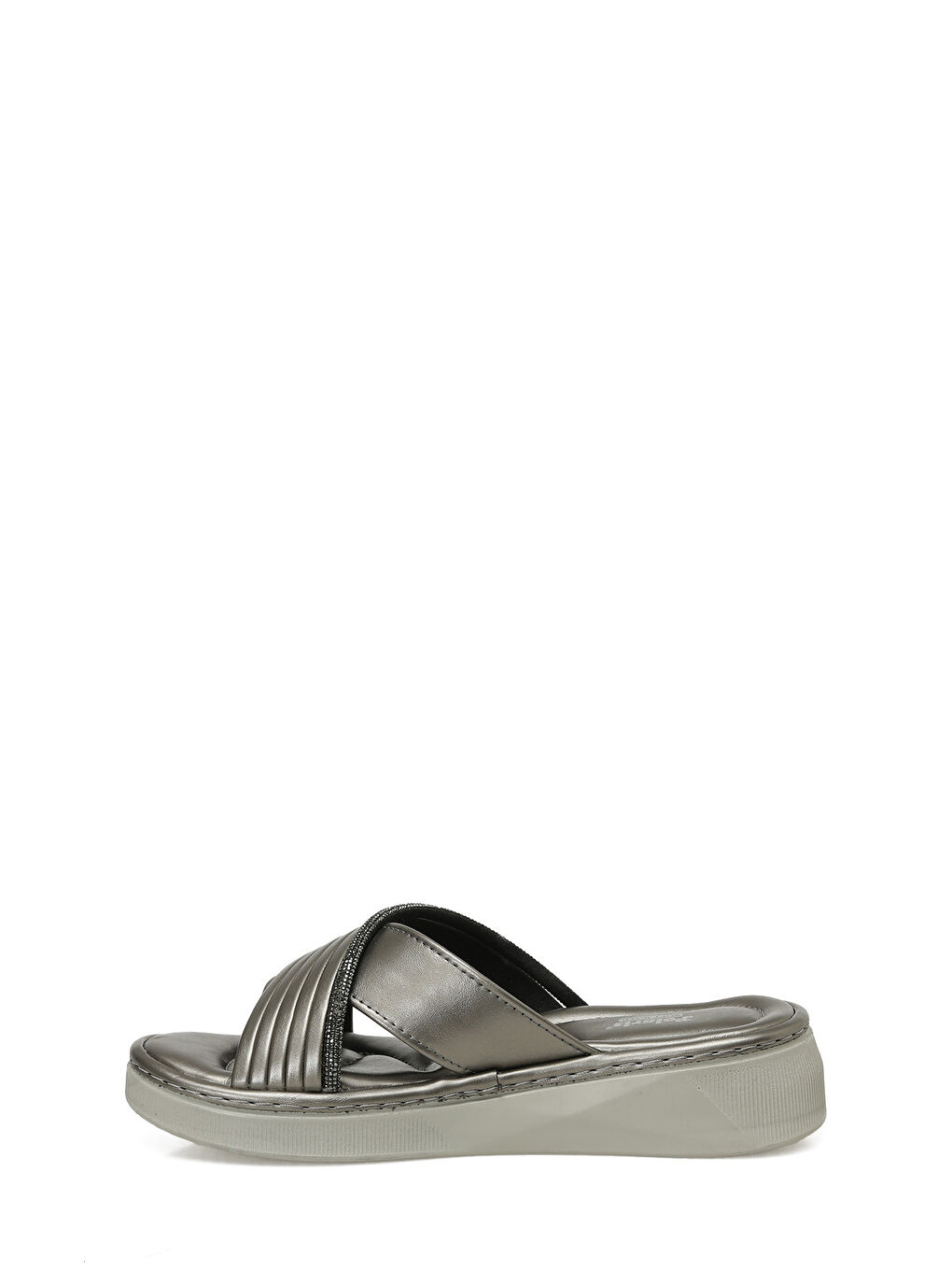 Gri 325622.Z 5FX Platin Kadın Terlik-2