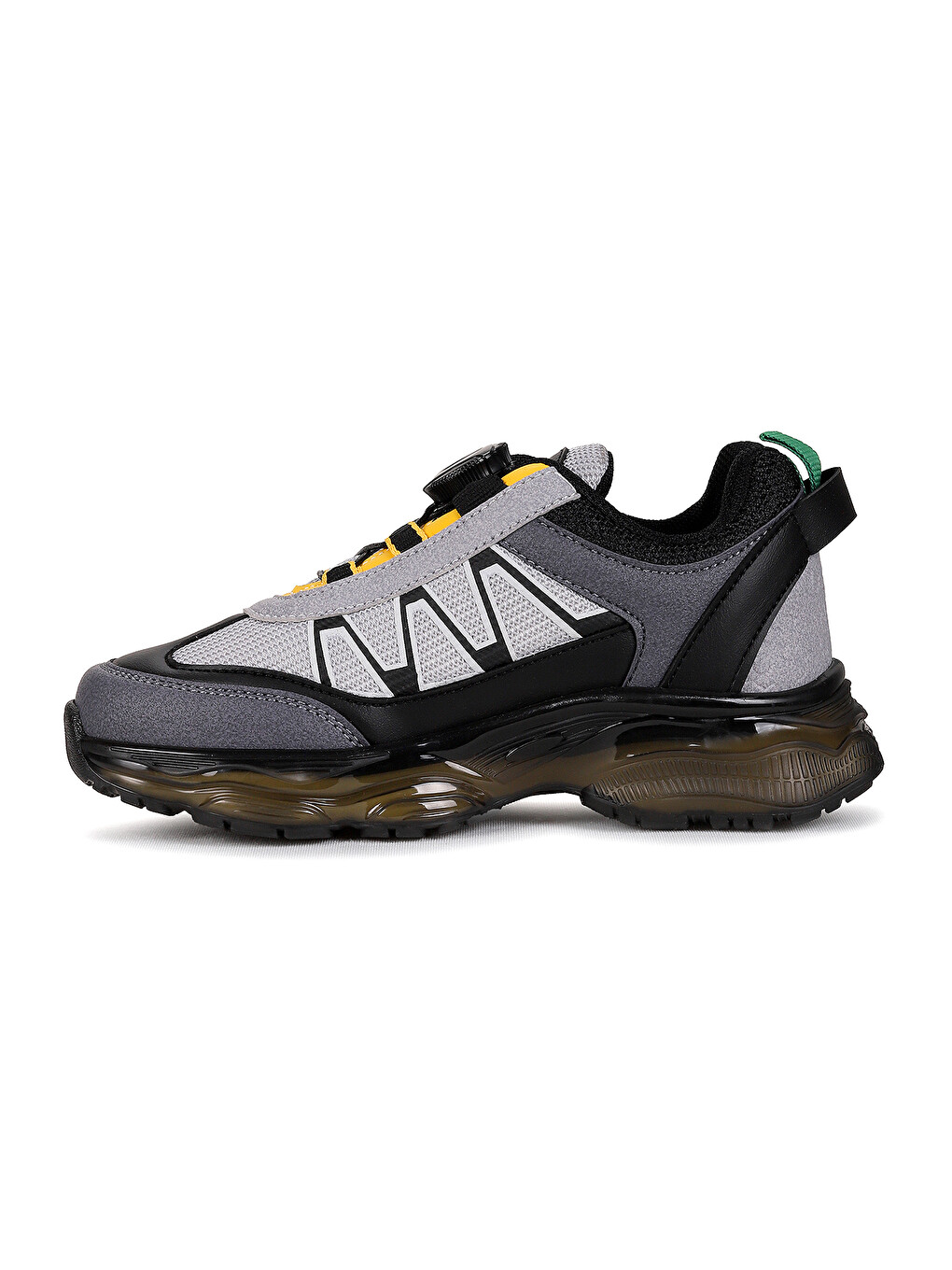 Gri Vortex Günlük Şeffaf Taban Erkek Çocuk Spor Ayakkabı-4
