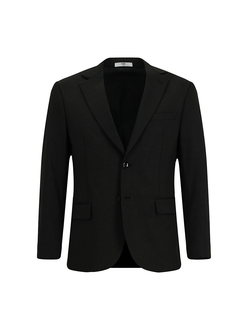 Siyah Regular Fit Elastanlı Klasik Ceket