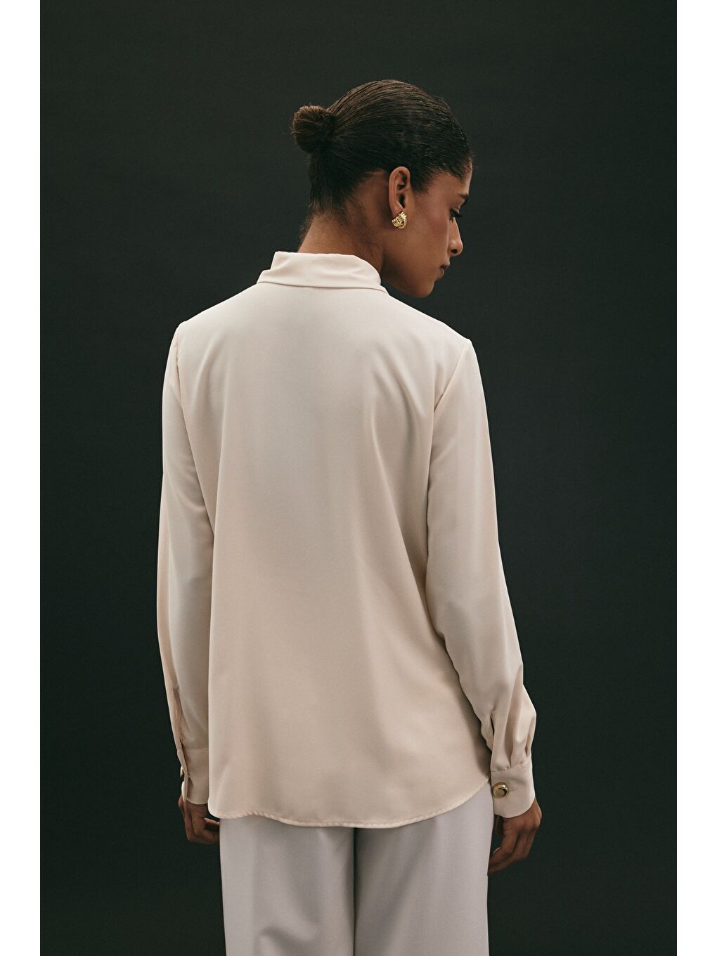 Lucy Gömlek - Bej-7