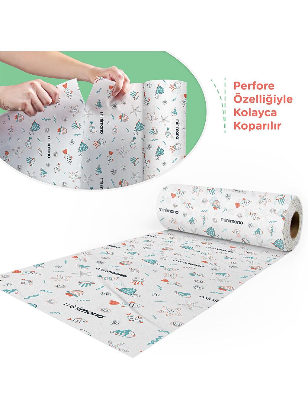 3'lü Desen Mama Sandalyesi Altı Ve Aktivite Örtüsü - Mavi-4