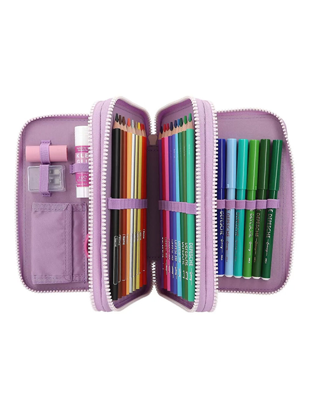 TOPModel LED Dogs Mood Barometer 3 Katlı İçi Dolu Kalem Çantası 412843-2