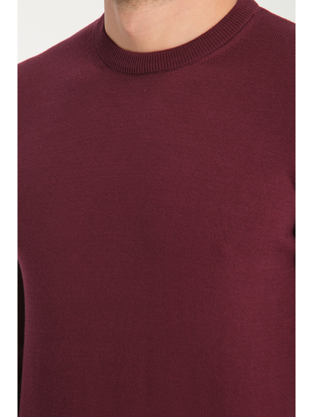 Mürdüm Bisiklet Yaka Erkek Kazak 1001-2