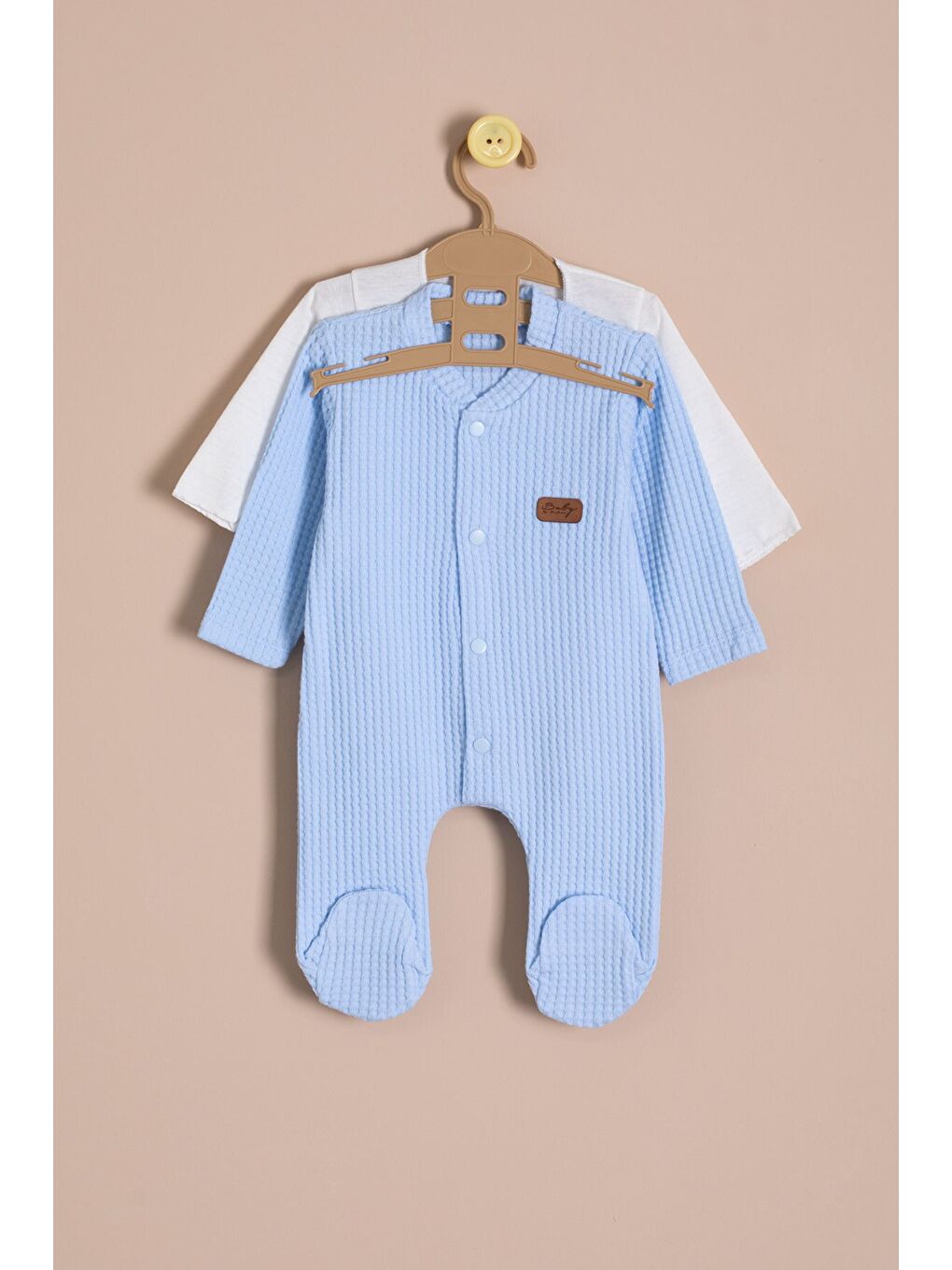 Mavi Erkek Bebek Petekli 10'lu Hastane Çıkışı Seti 23327-2