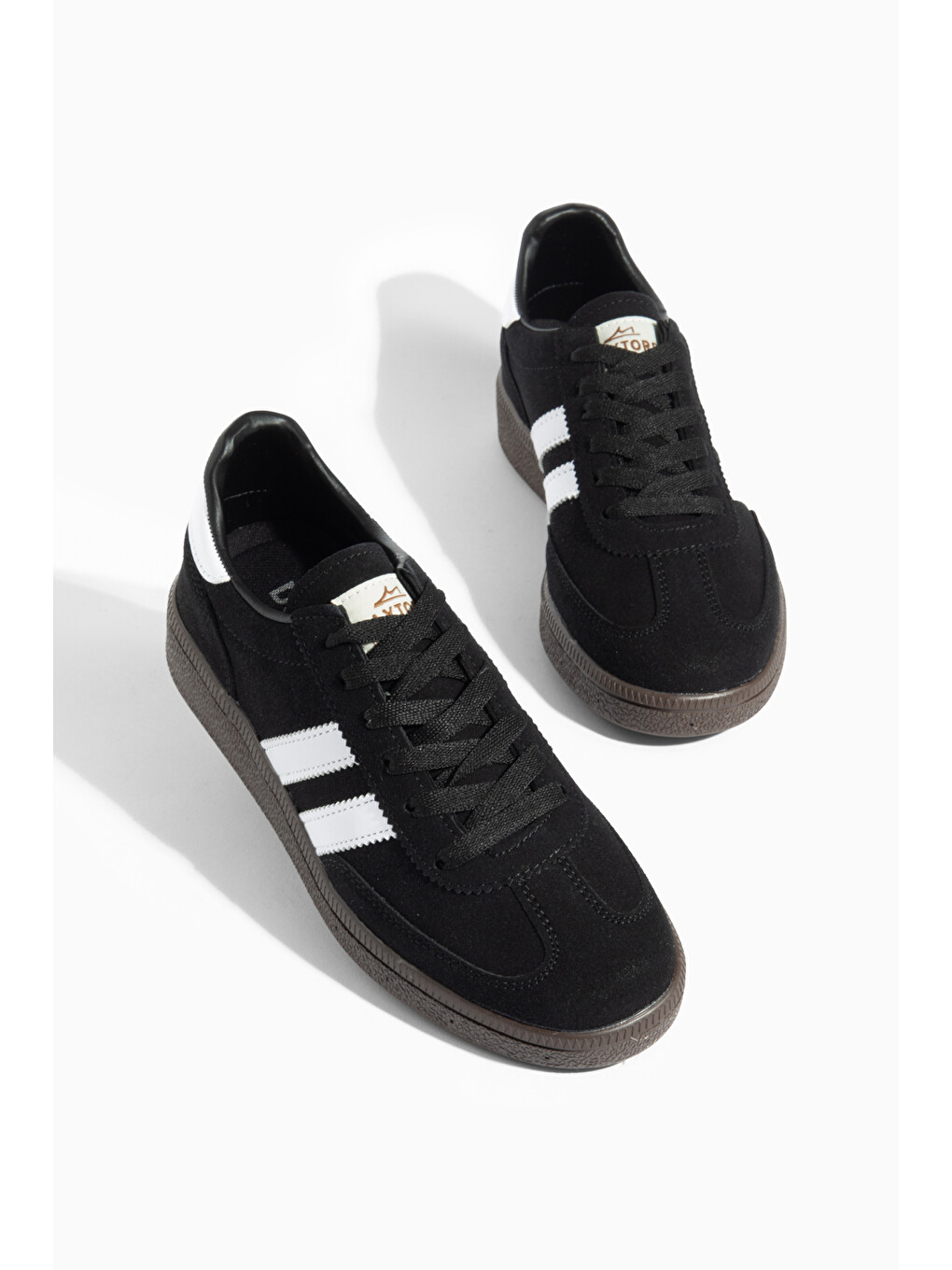 Siyah Kaatte Günlük Ortopedik Kadın Sneaker Spor Ayakkabı