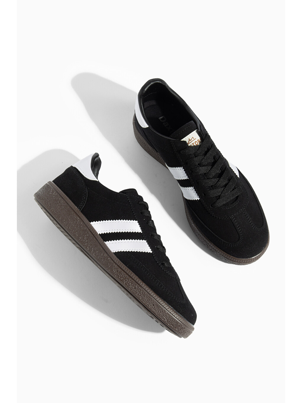 Siyah Kaatte Günlük Ortopedik Kadın Sneaker Spor Ayakkabı-3