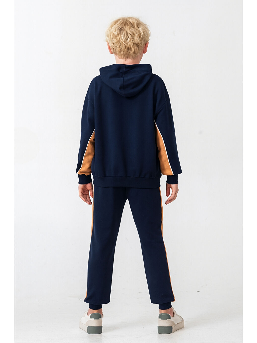 Lacivert Erkek Çocuk Soul Fater Baskılı Alt Üst Eşofman Takımı Ak7882-3