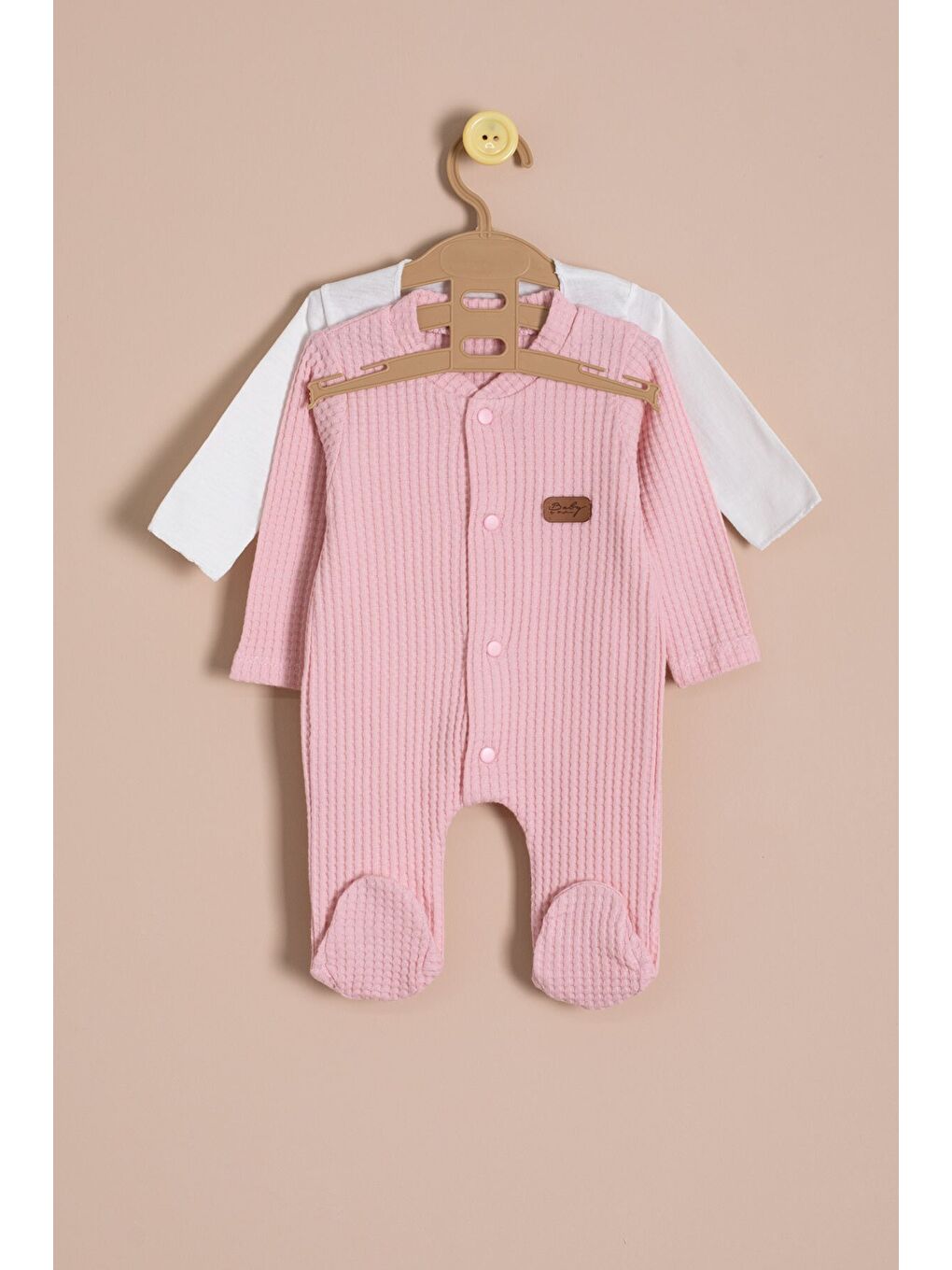 Pembe Kız Bebek Petekli 10'lu Hastane Çıkışı Seti 23328-2