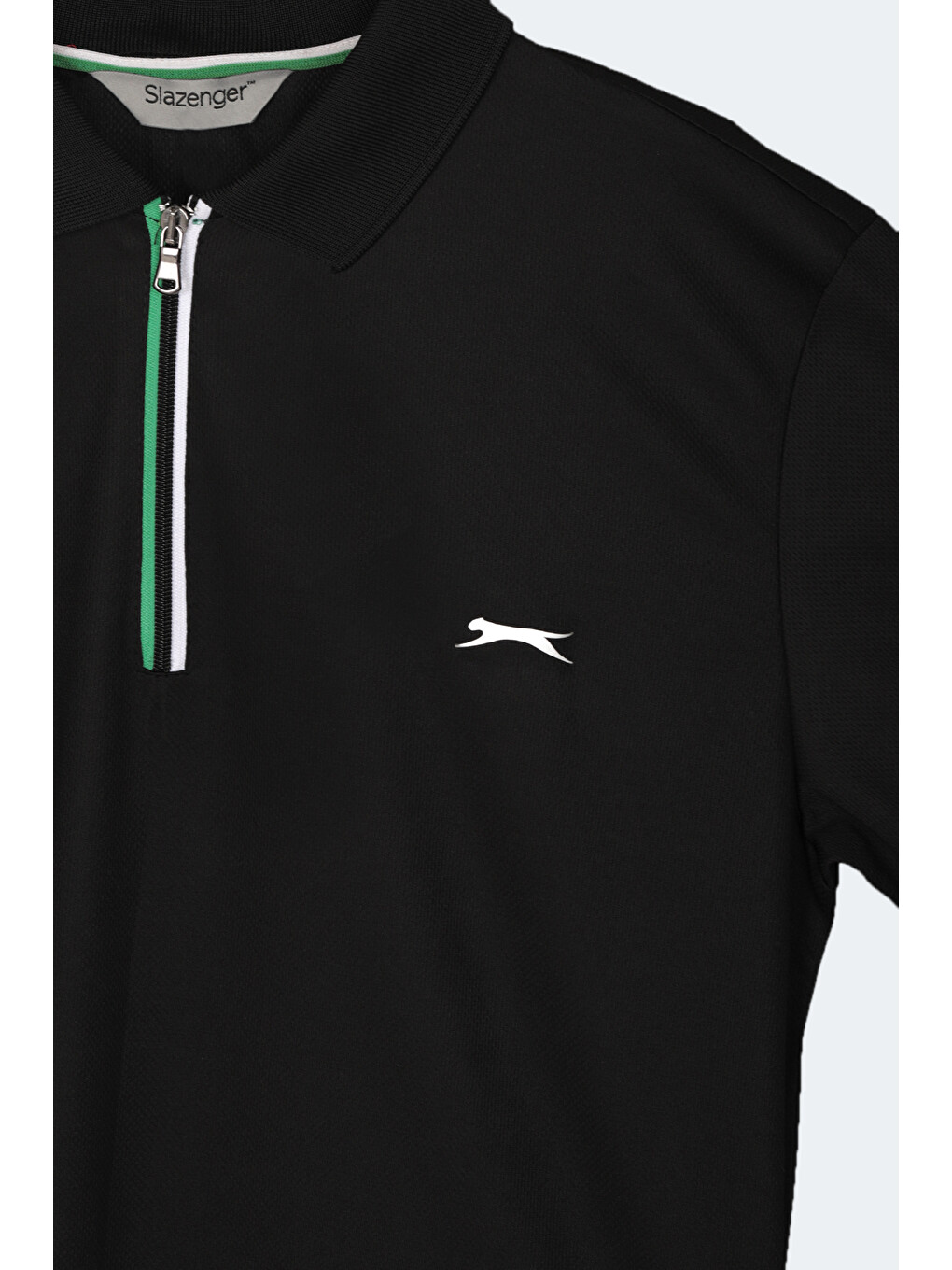 KENSHIN Erkek Polo Yaka Siyah Tişört-1