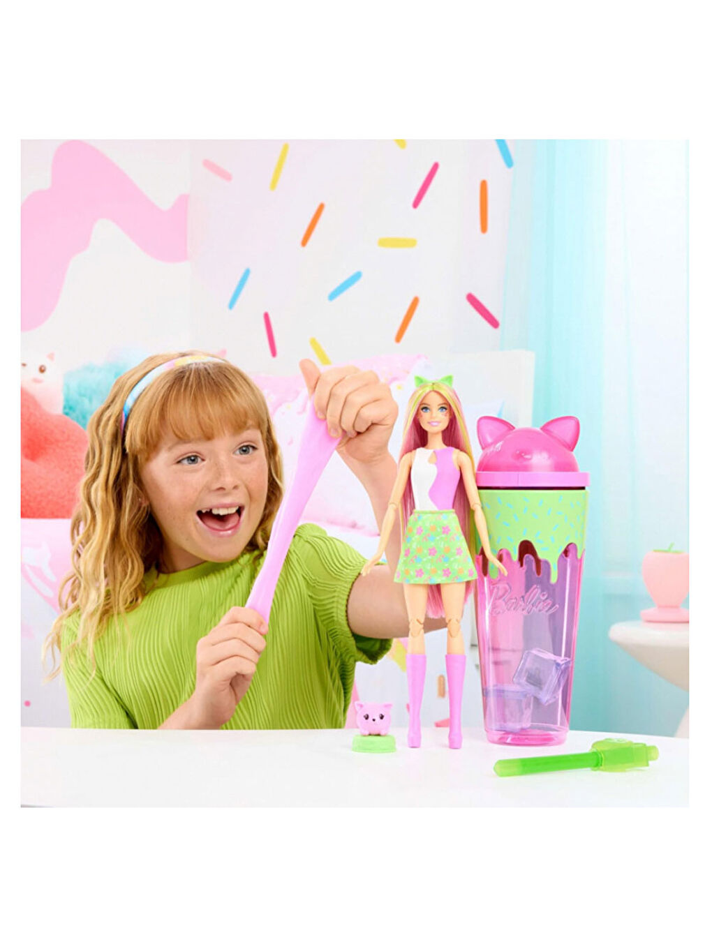 Barbie Pop Reveal Milkshake Serisi Pembe JCN87-2