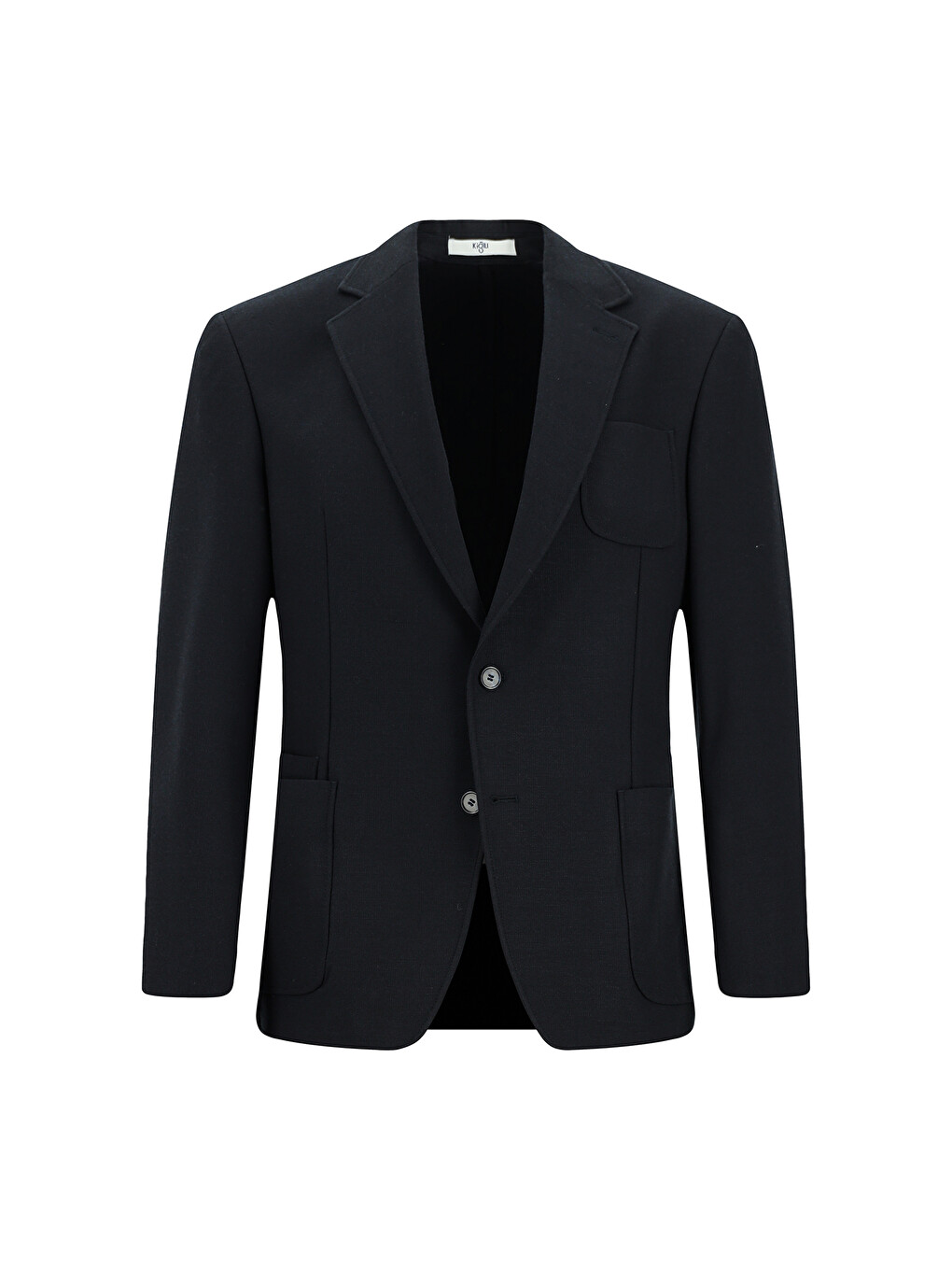 Siyah Muscle Fit Elastanlı Spor Blazer Ceket
