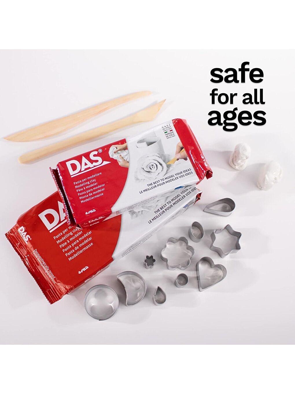 Doğal Seramik Hamuru Beyaz 500 gr-2