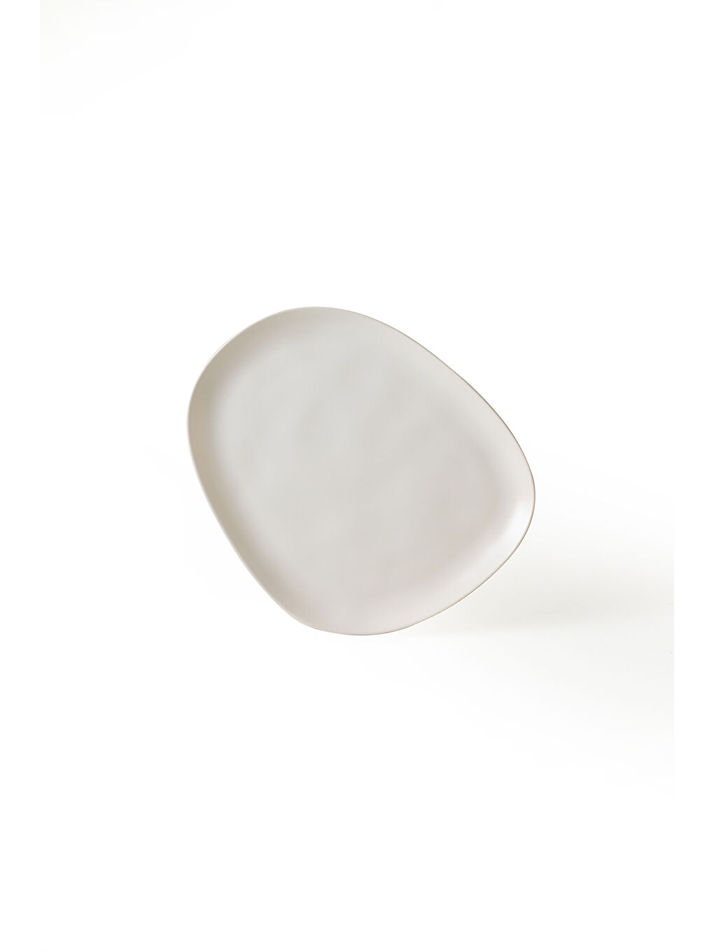 Mat Beyaz Tetra Servis Tabağı 30 Cm 6 Adet-2