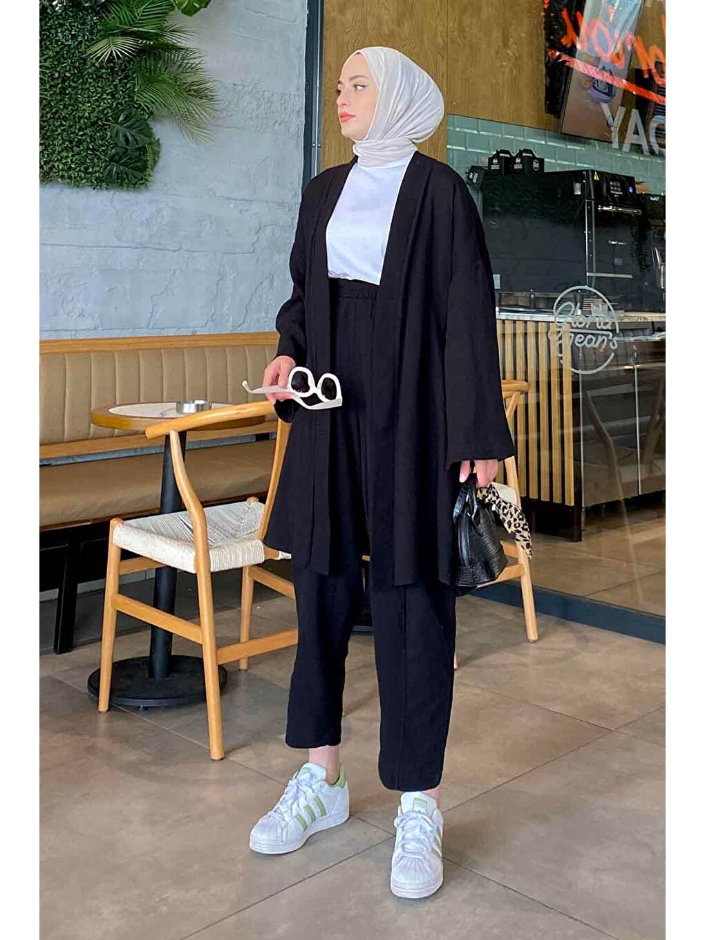 Kimona İkili Takım Siyah-1