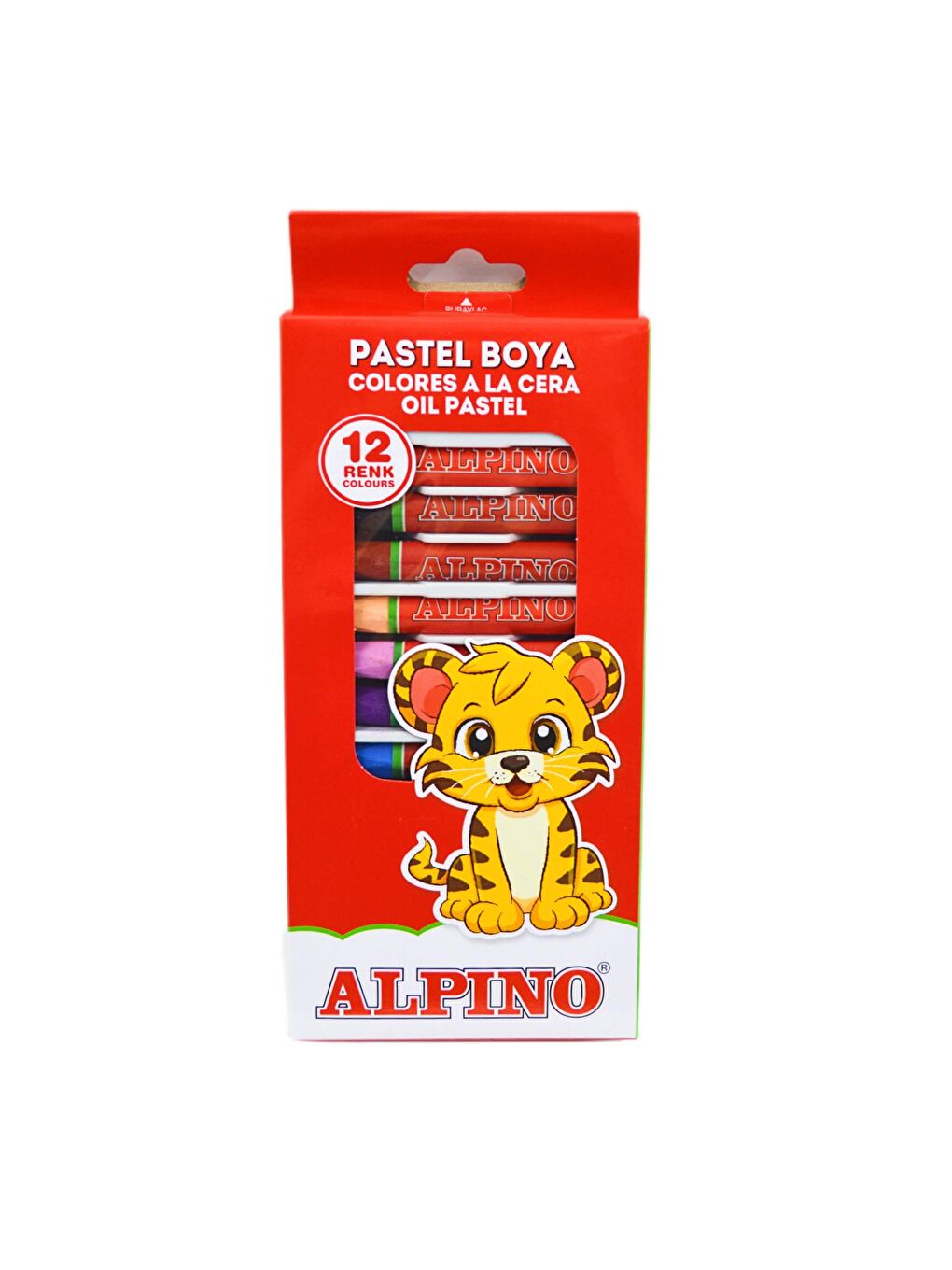 Karton Kutu Pastel Boya 12 Renk (DC008299)