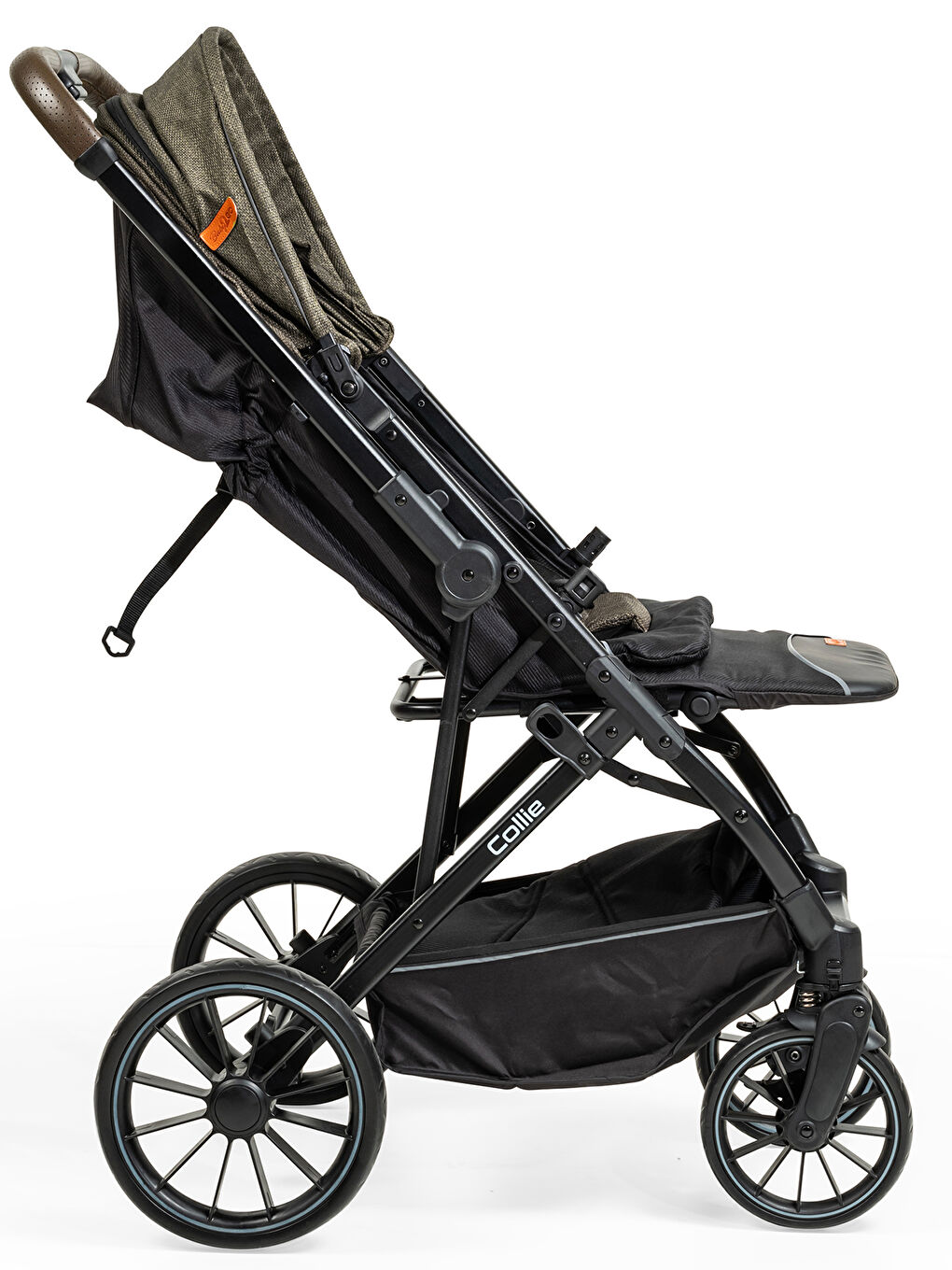 Collie Çift Yönlü Bebek Arabası Kahverengi-7
