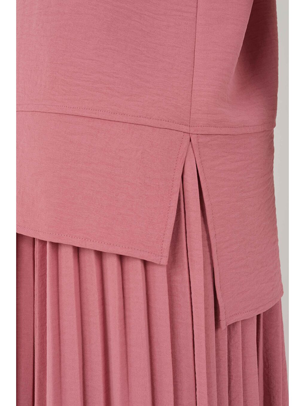 Lila Basic Bluz Leylak-4