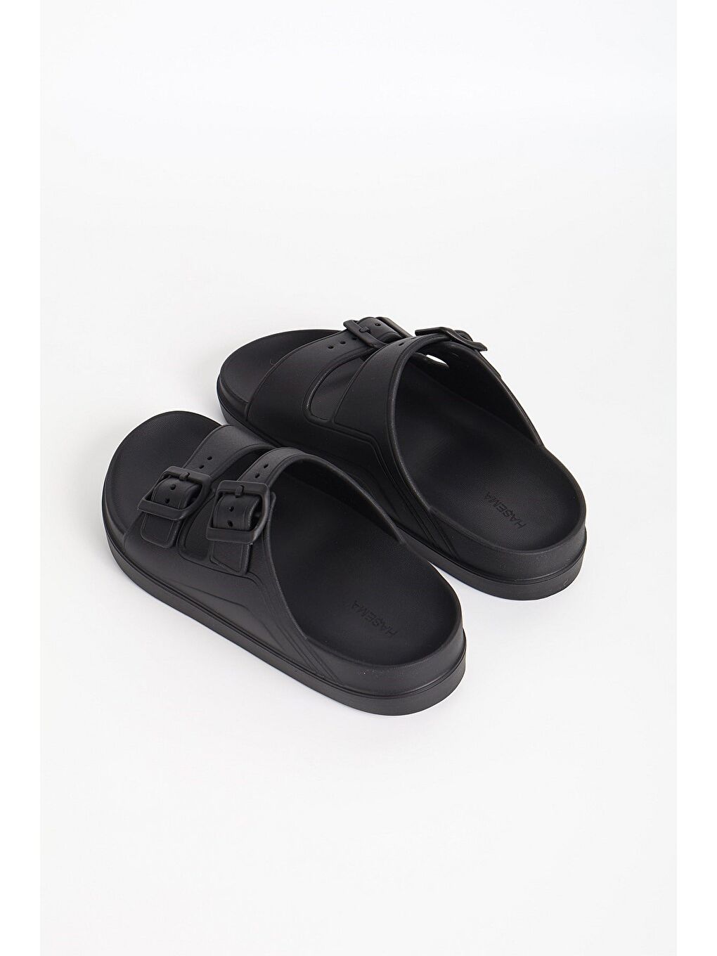 Erkek Toka Detaylı Siyah Eva Plaj Terliği 23702-3