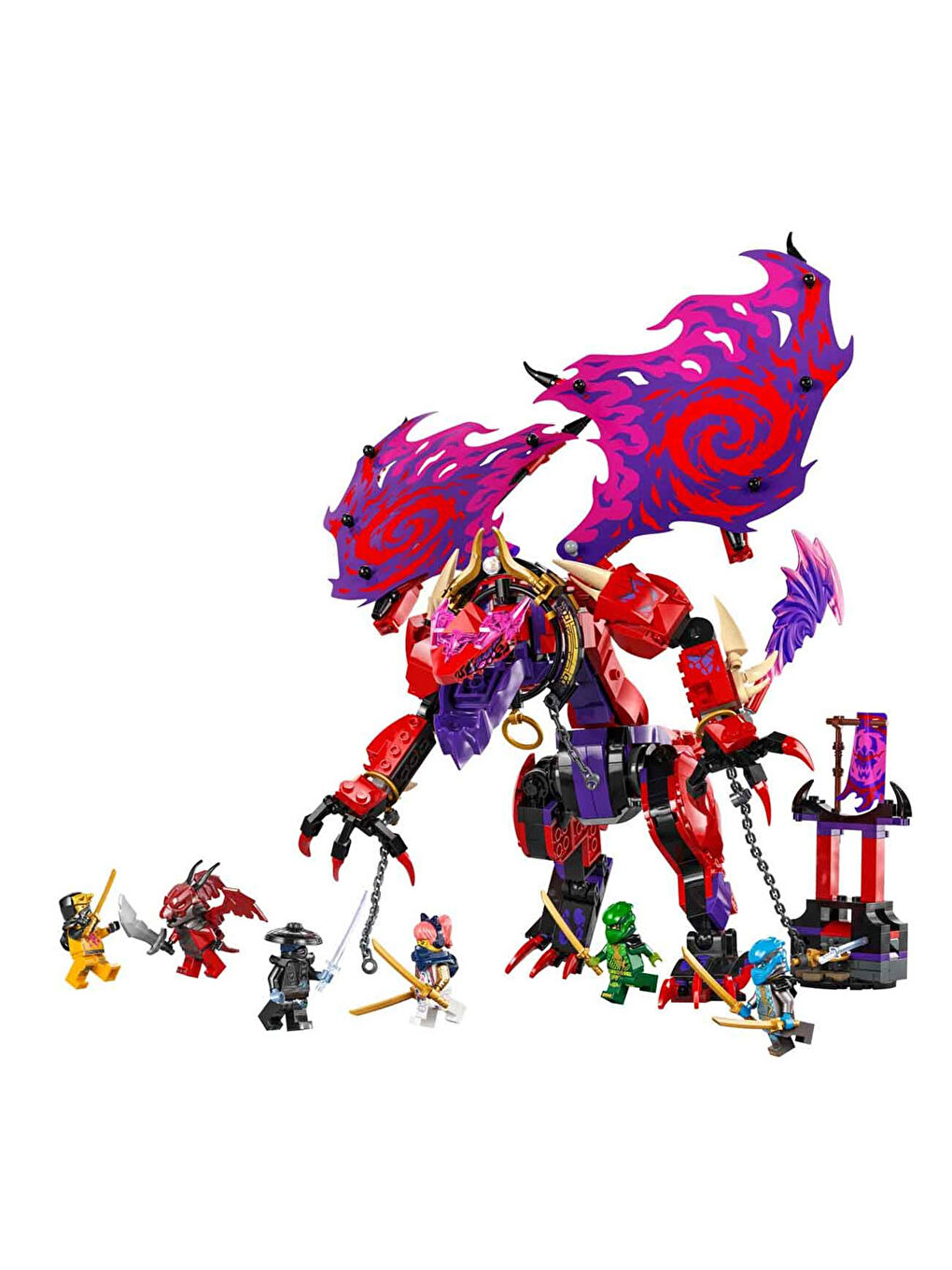 NINJAGO Thunderfang Kaos Ejderhası 71832-4