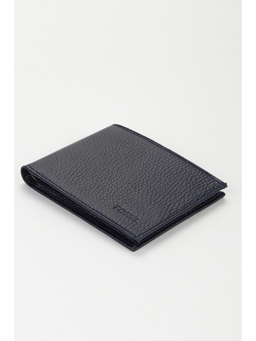 Lacivert Kutulu Hakiki Deri Ekstra Basic Yatay Erkek El Portföyü Cüzdan-1