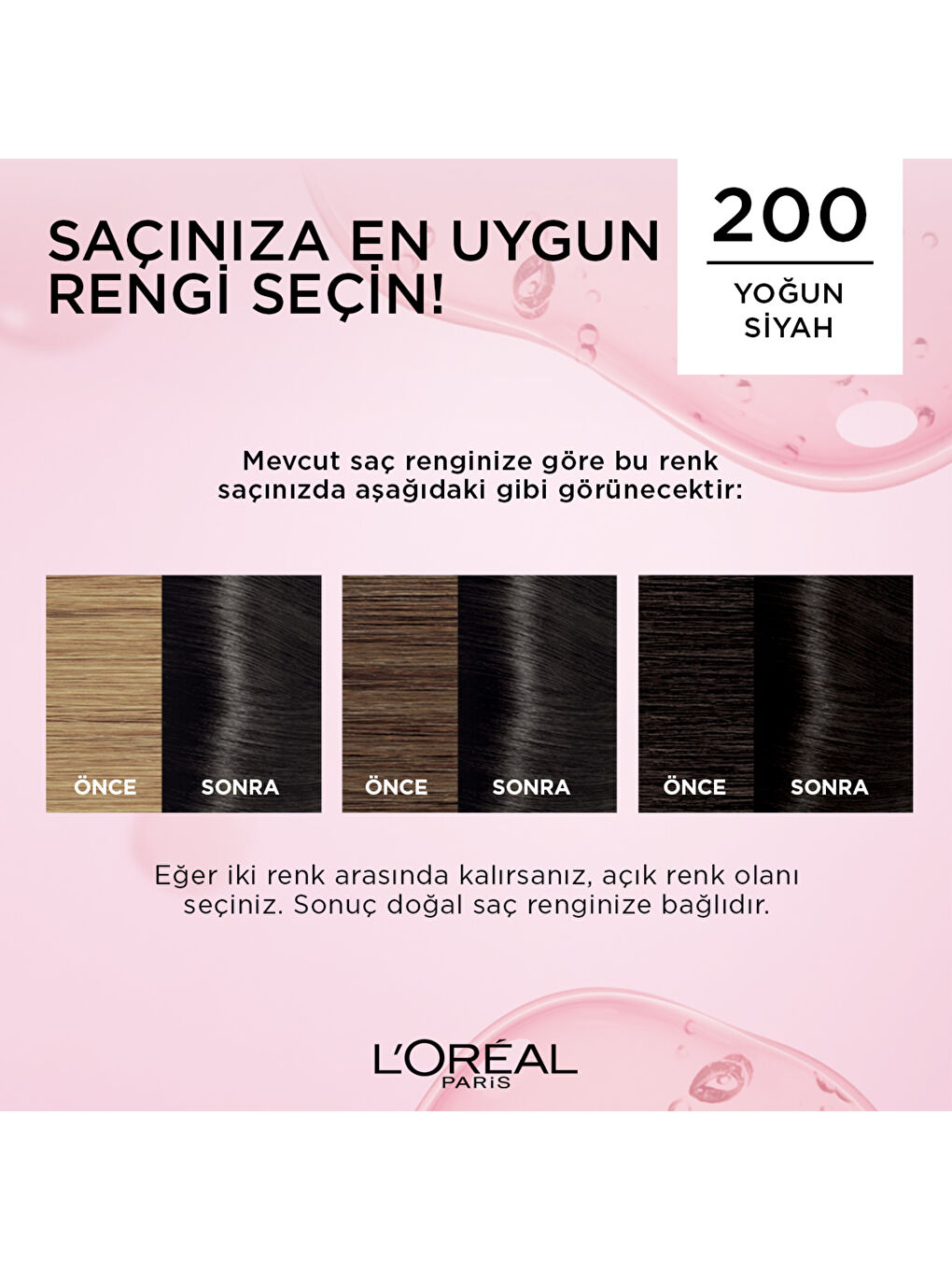 Excellence Creme Saç Boyası 200 Yoğun Siyah-5
