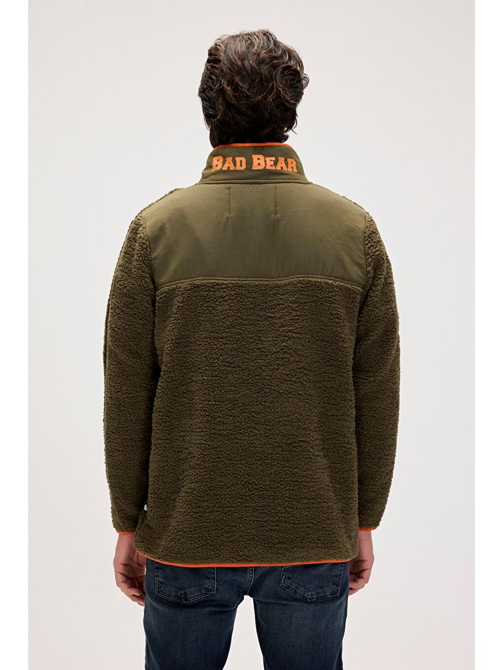 Galvin Haki Erkek Full-Zip Polar Sweatshirt-6