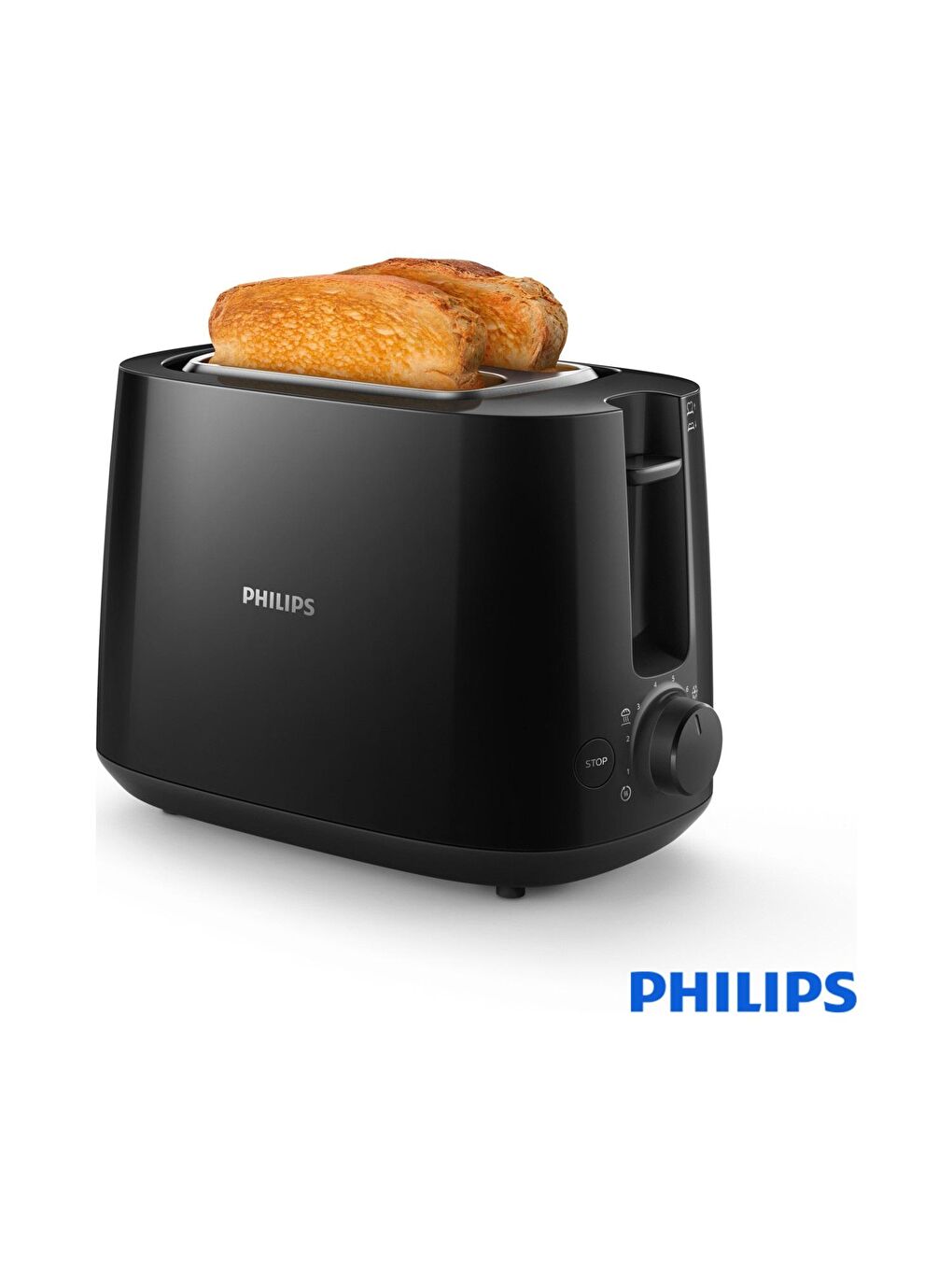 Philips Renksiz HD2581/90 Siyah Daily Collection Ekmek Kızartma Makinesi