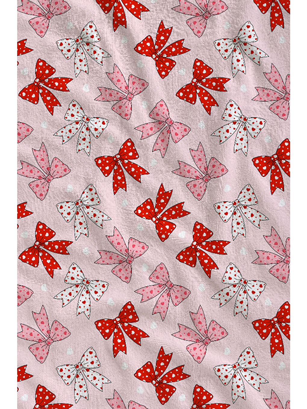 Pembe Kırmızı Çiçek Desenli 70x150 Cm Dijital Baskılı Plaj Ve Banyo Havlusu-1