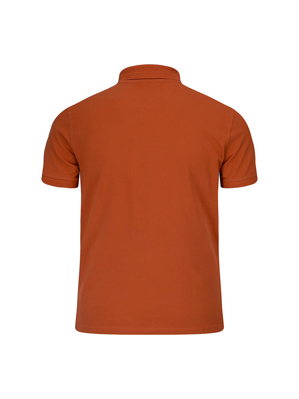 Turuncu Regular Fit Polo Yaka 100% Pamuk Tişört-3