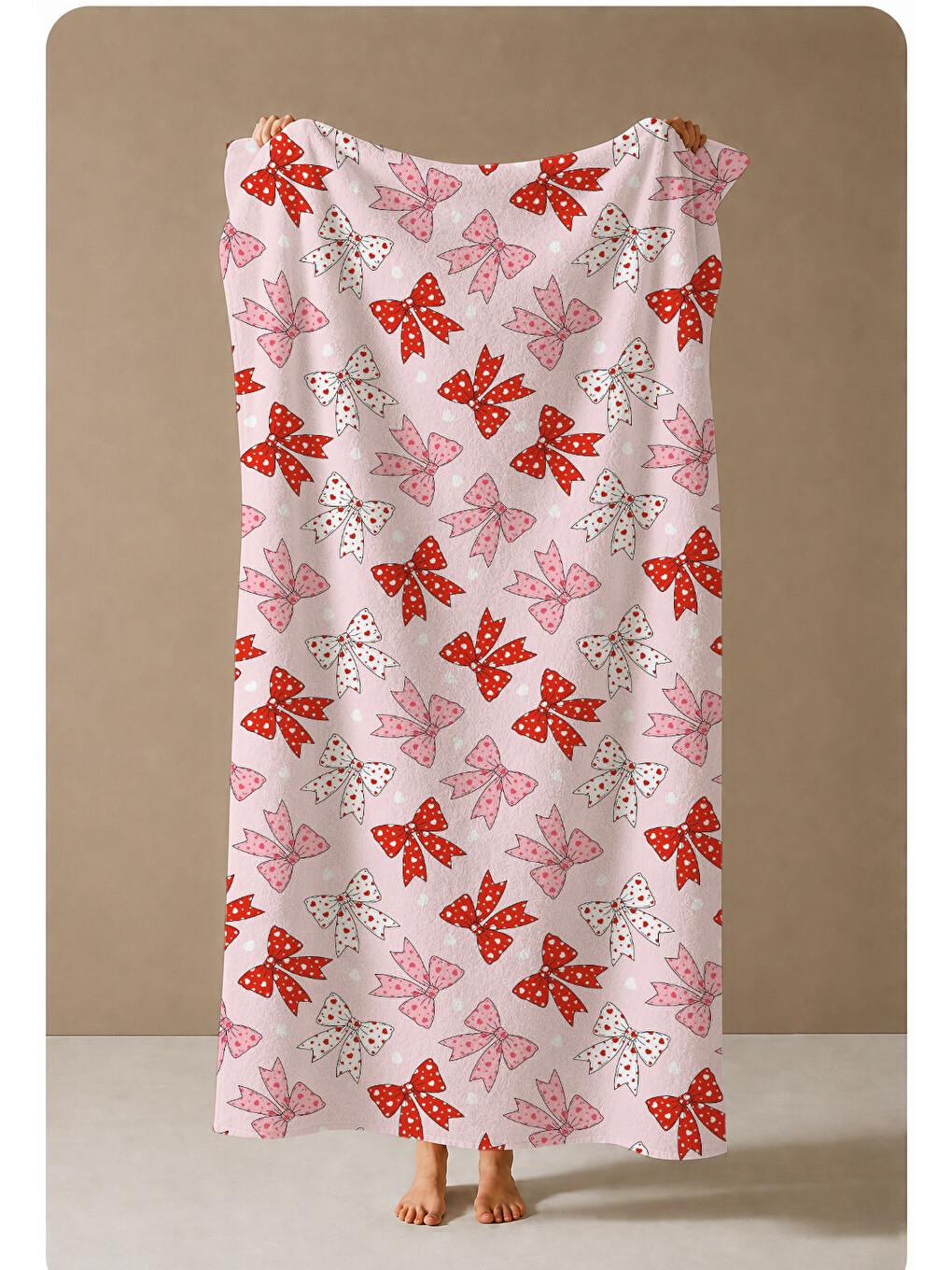 Pembe Kırmızı Çiçek Desenli 70x150 Cm Dijital Baskılı Plaj Ve Banyo Havlusu-2