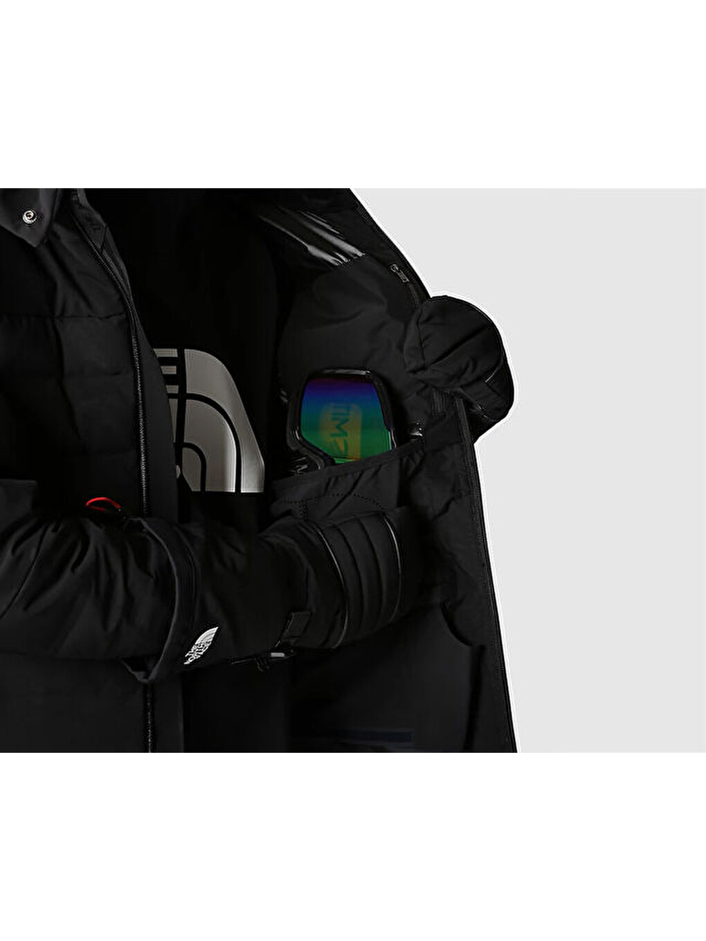 W Disere Down Parka Kadın Outdoor Montu Nf0a7uudjk31 Siyah-7