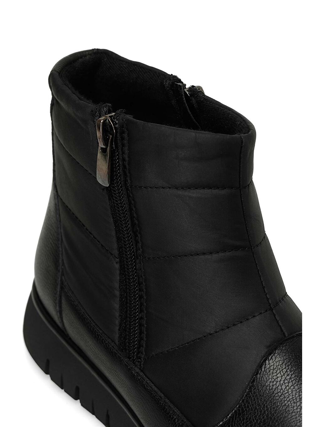 105306.Z4PR Siyah Kadın Düz Bot-6